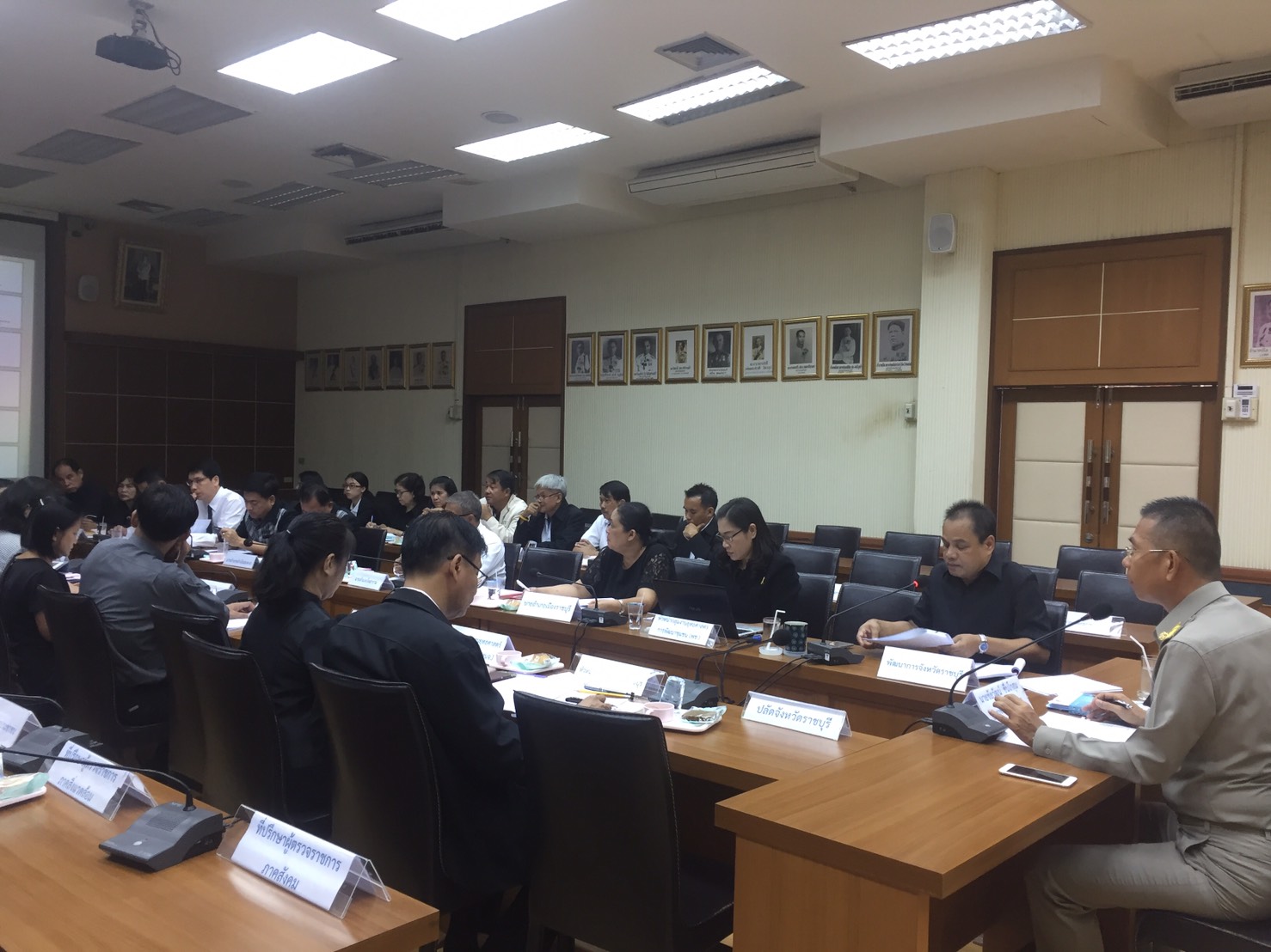 การประชุมคณะกรรมการประสานและขับเคลื่อนนโยบายสานพลังประชารัฐ ประจำจังหวัด (คสป.) จังหวัดราชบุรี ครั้งที่7/2560