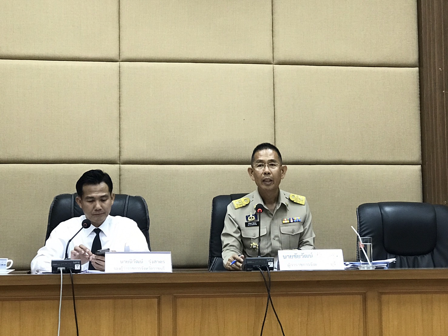 การประชุมคณะกรรมการประสานและขับเคลื่อนนโยบายสานพลังประชารัฐ ประจำจังหวัด (คสป.) จังหวัดราชบุรี