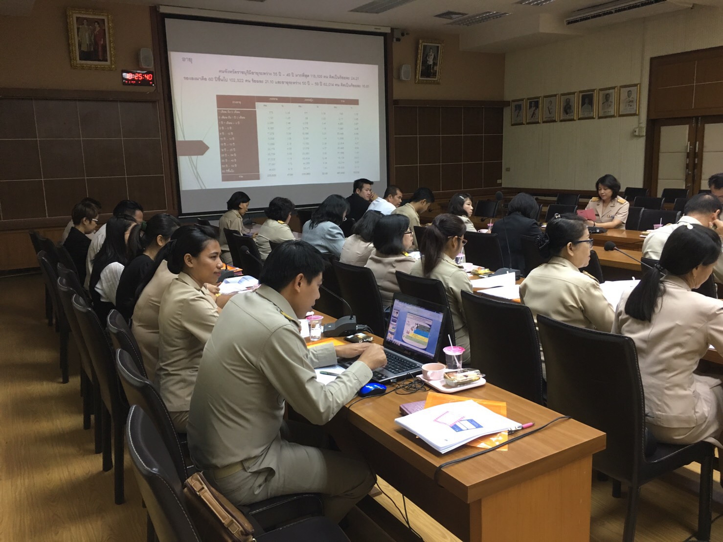 การประชุมคณะทำงานบริหารการจัดเก็บข้อมูลเพื่อการพัฒนาชุมชน (ข้อมูล จปฐ. และ ข้อมูล กชช.2ค) ปี 2560