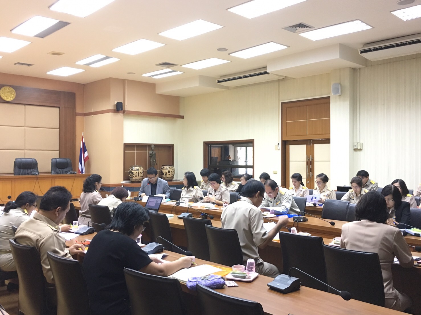 การประชุมคณะทำงานบริหารการจัดเก็บข้อมูลเพื่อการพัฒนาชุมชน (ข้อมูล จปฐ. และ ข้อมูล กชช.2ค) ปี 2560