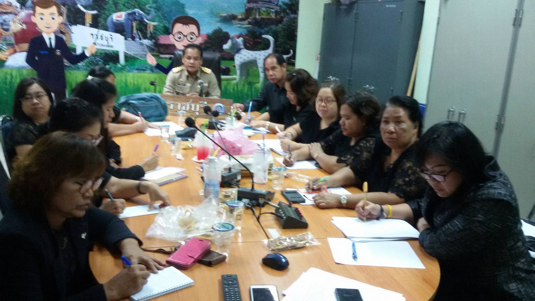 การขับเคลื่ิอนปรัชญาของเศรษฐกิจพอเพียงไปสู่การปฏิบัติจนเป็นวิถีชีวิต ผ่านระบบ VDO Conference