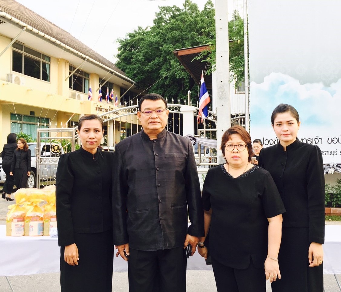 พช.ราชบุรี ร่วมพิธีบำเพ็ญกุศลเพื่อถวายเป็นพระราชกุศลแด่พระบาทสมเด็จพระปรมินทรมหาภูมิพลอดุลยเดช บรมนาถบพิตร