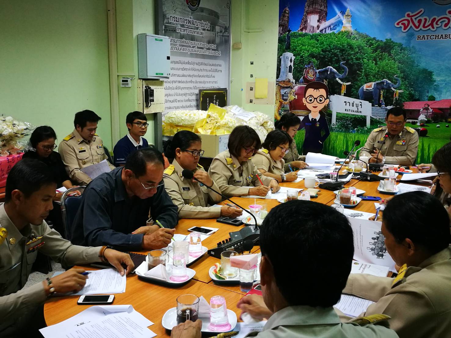 พช.ราชบุรี ประชุมขับเคลื่อนงาน ปี 2561