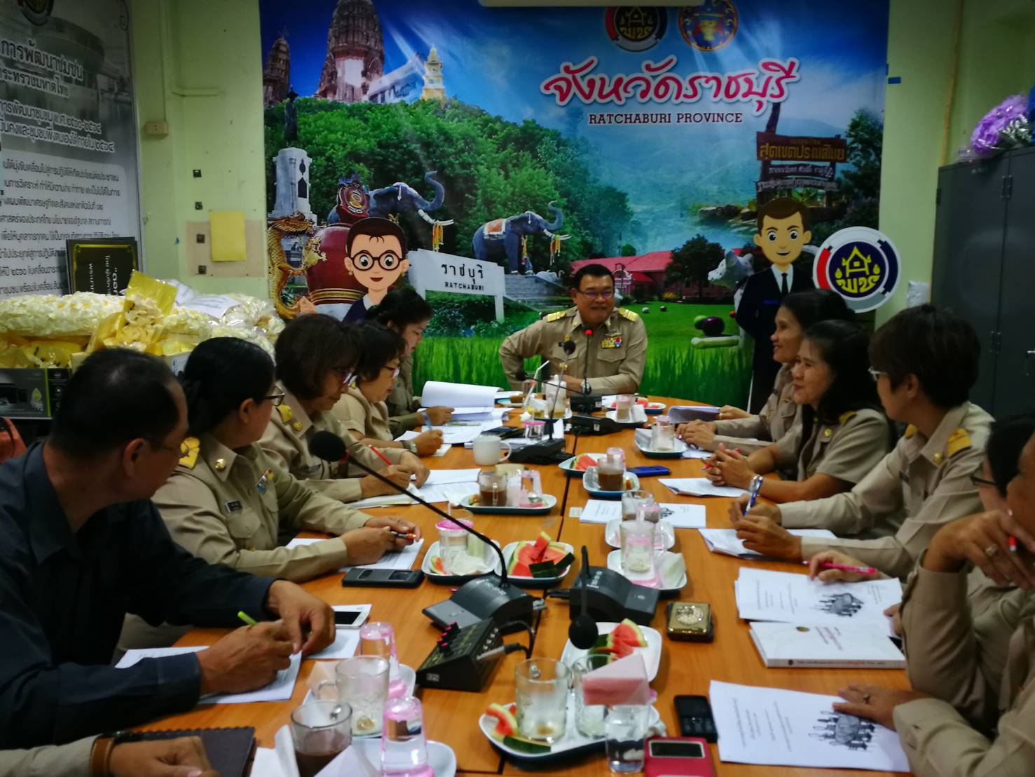 พช.ราชบุรี ประชุมขับเคลื่อนงาน ปี 2561