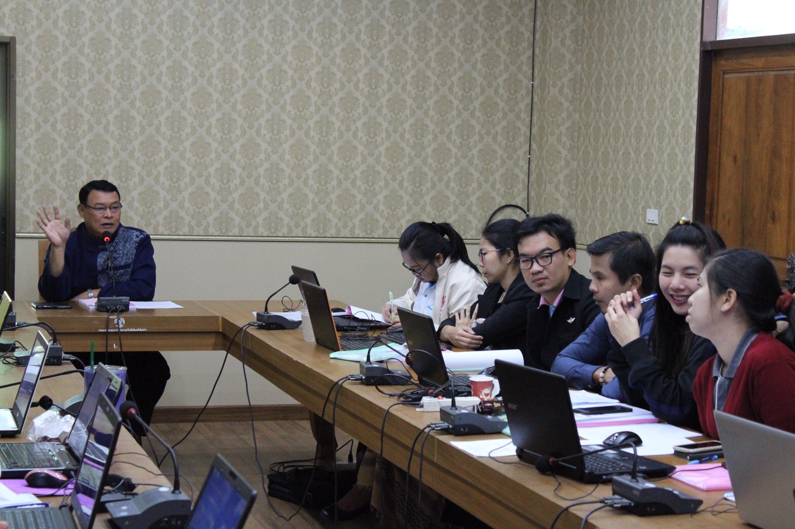 จังหวัดราชบุรี จัดประชุมเชิงปฏิบัติการจัดทำสารสนเทศสัมมาชีพชุมชนระดับจังหวัด