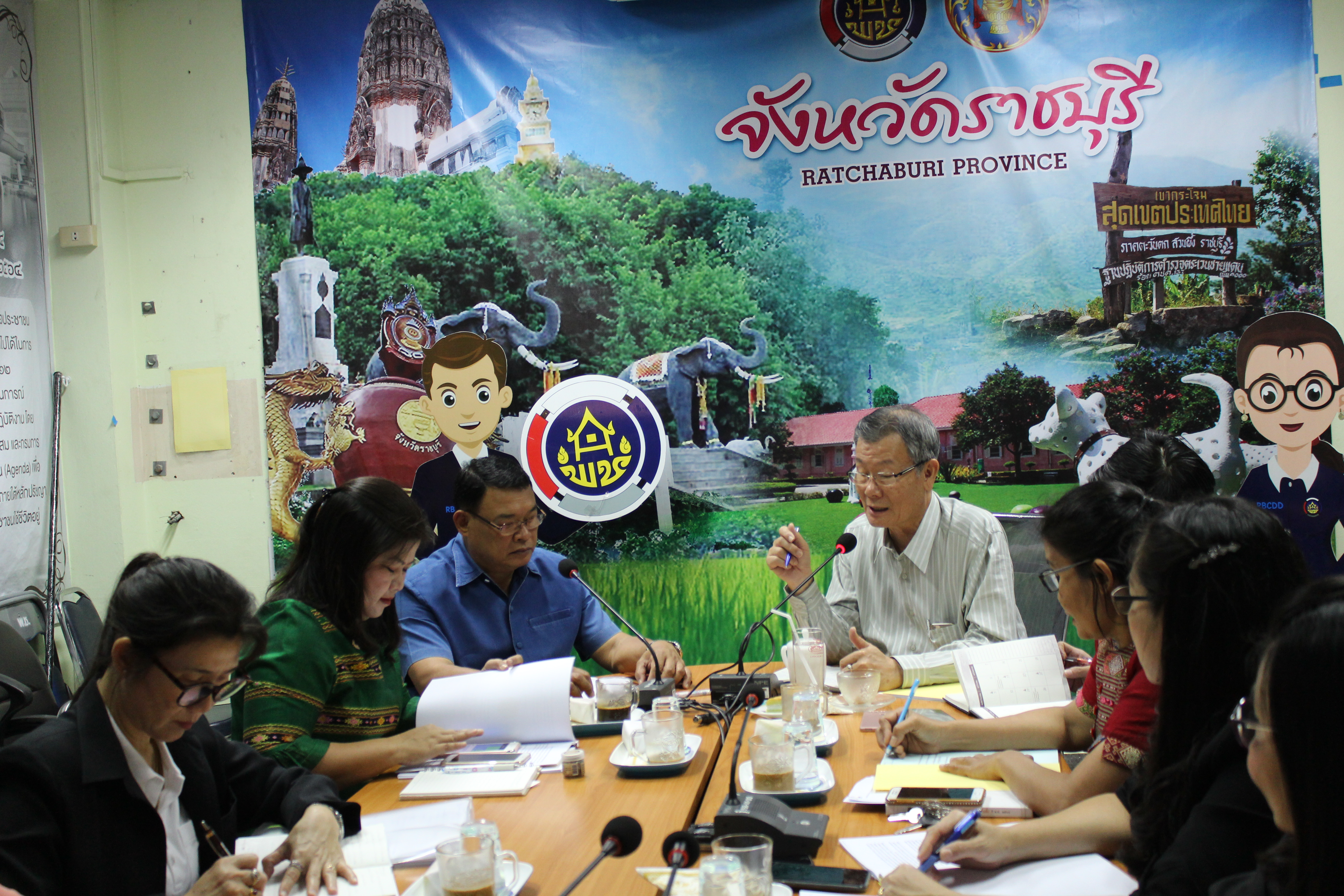 ราชบุรี“ผู้ตรวจราชการกรม เขตตรวจราชการ 4 เข้าร่วมประชุม รับฟังสรุปประเด็นตรวจราชการ”