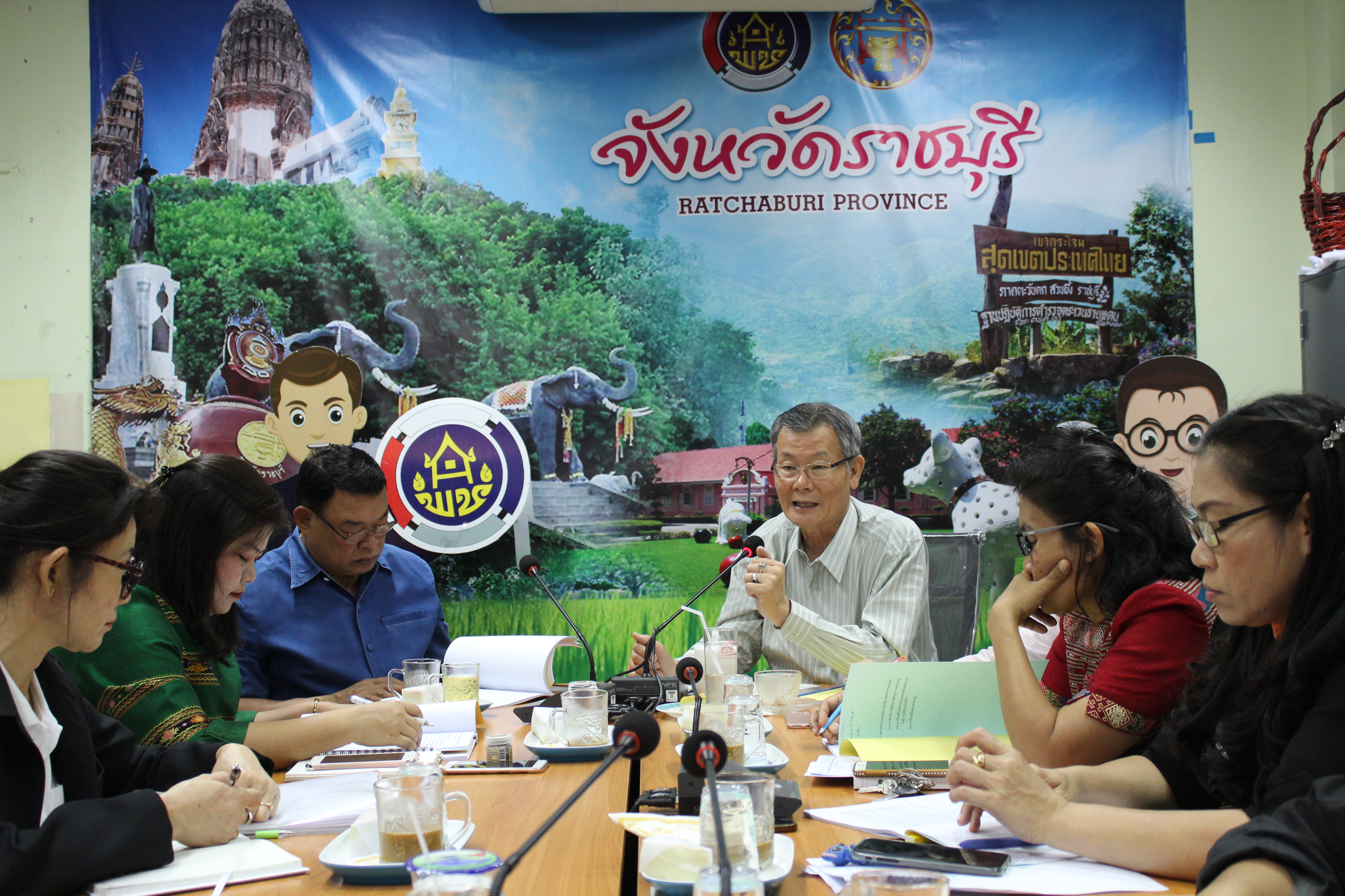 ราชบุรี“ผู้ตรวจราชการกรม เขตตรวจราชการ 4 เข้าร่วมประชุม รับฟังสรุปประเด็นตรวจราชการ”