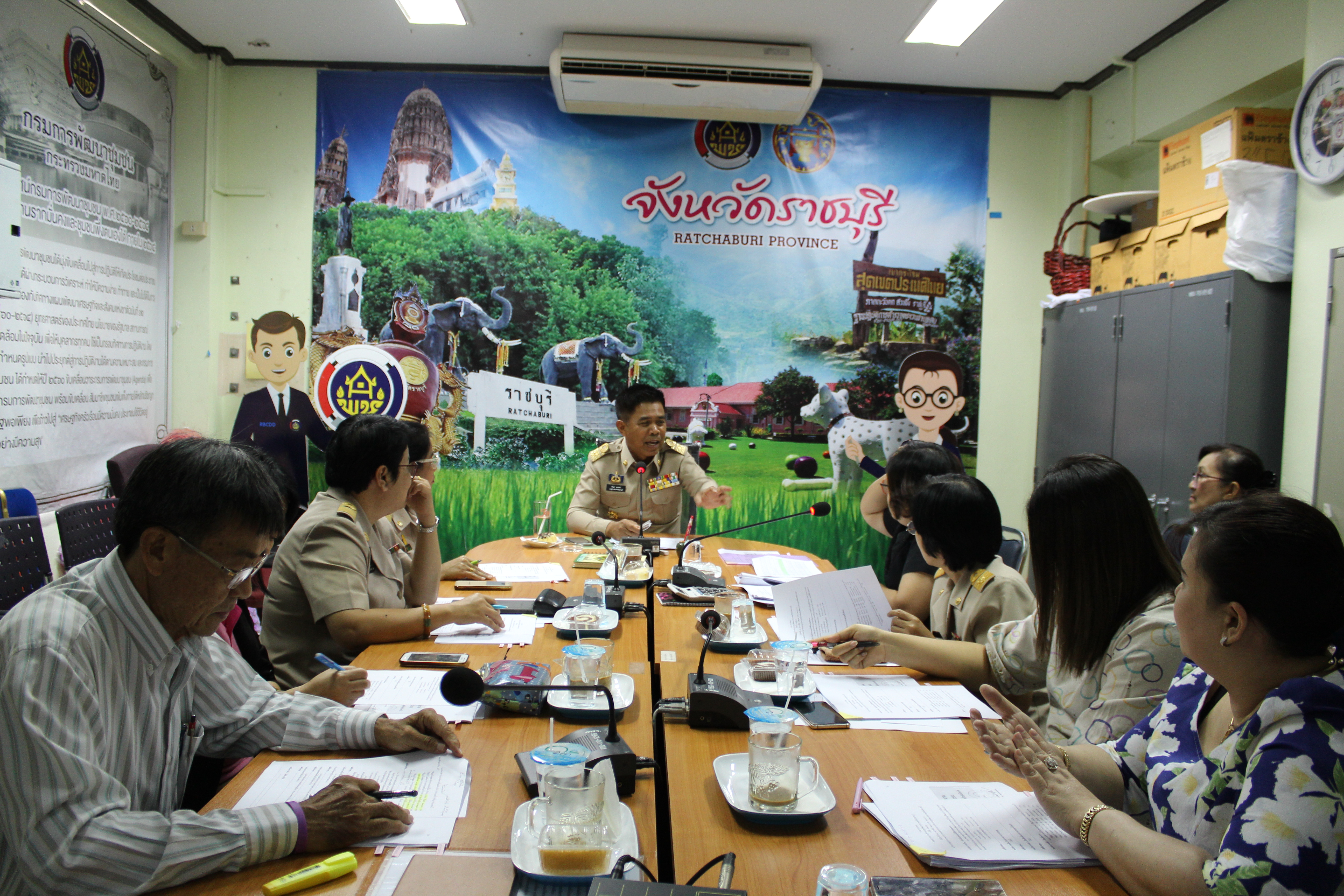 ราชบุรี”ประชุมคณะอนุกรรมการบริหารกองทุนพัฒนาบทบาทสตรีจังหวัดราชบุรี ครั้งที่ 1 / 2561″