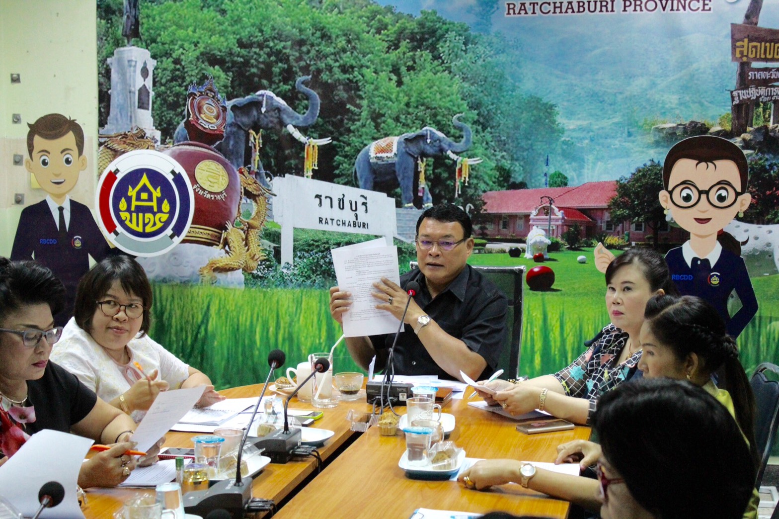 ราชบุรี “ประชุมขับเคลื่อนกองทุนพัฒนาบทบาทสตรี ครั้งที่ พิเศษ/2561 “