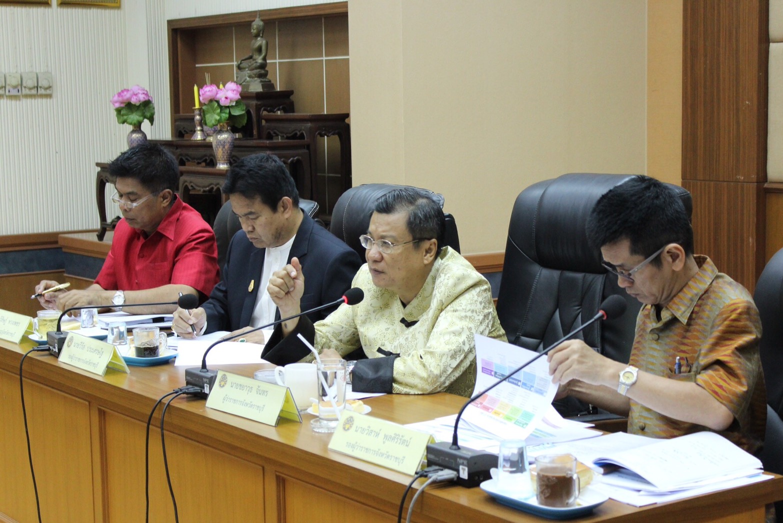 ราชบุรี “ประชุมชี้แจงโครงการไทยนิยม ยั่งยืน จังหวัดราชบุรี”