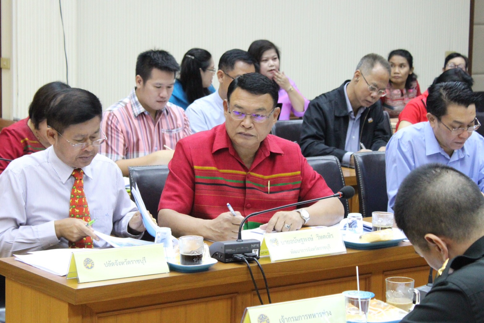 ราชบุรี “ประชุมชี้แจงโครงการไทยนิยม ยั่งยืน จังหวัดราชบุรี”