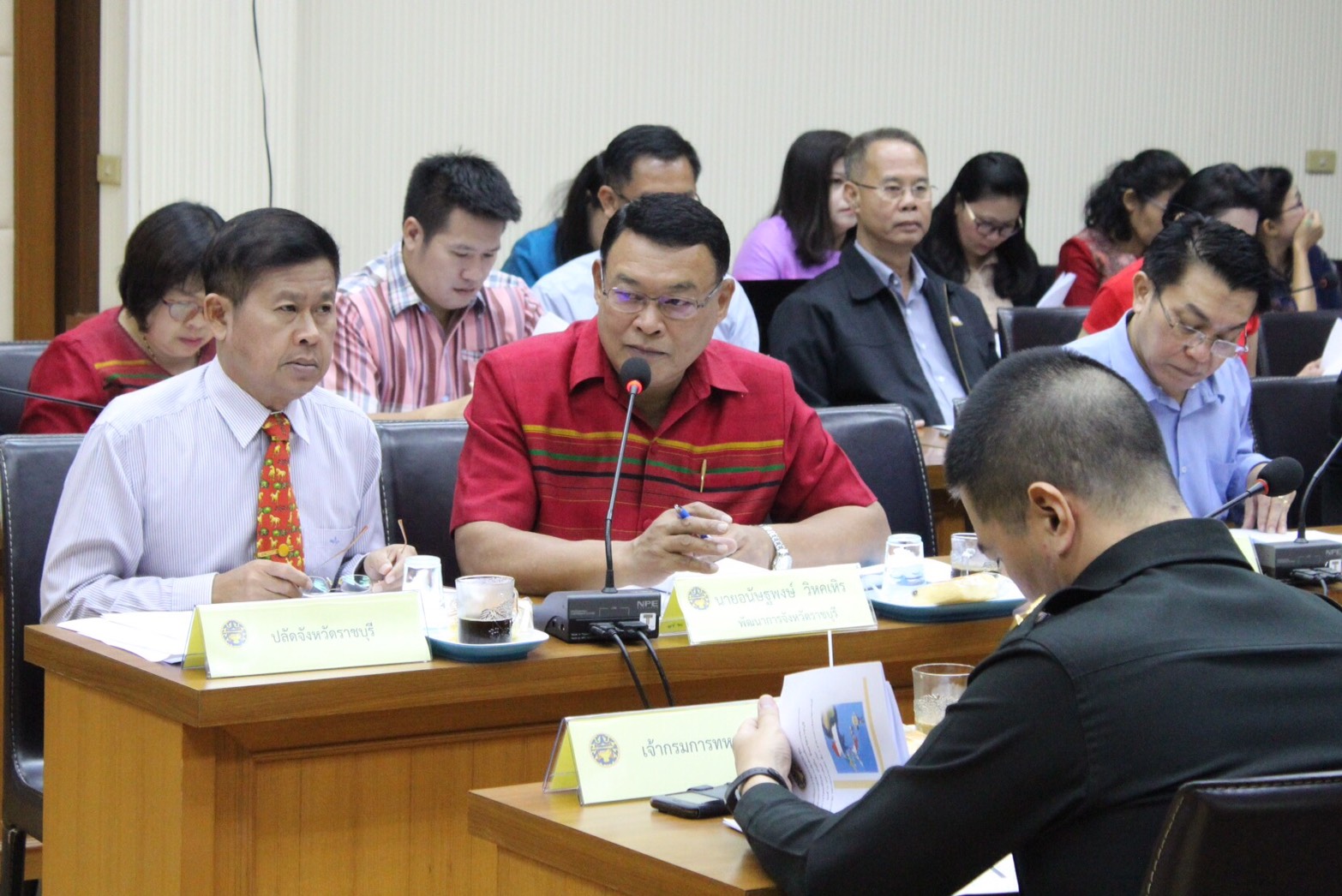 ราชบุรี “ประชุมชี้แจงโครงการไทยนิยม ยั่งยืน จังหวัดราชบุรี”