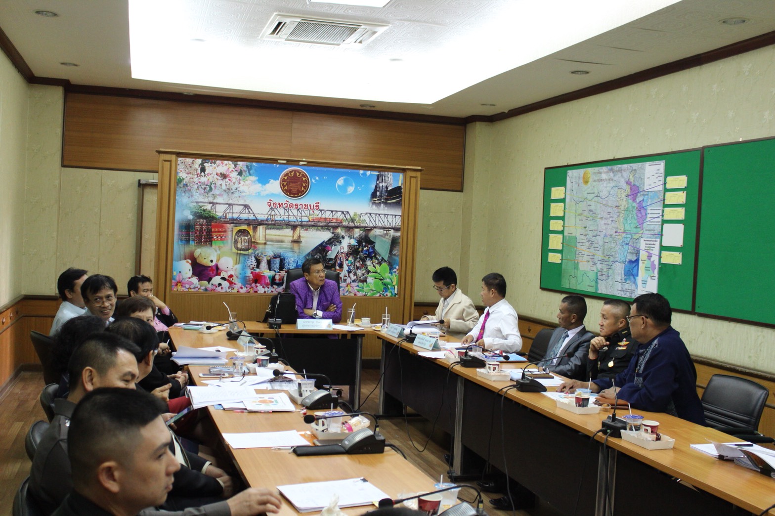 ราชบุรี “ประชุมทางไกล VDO Conference กระทรวงมหาดไทย”