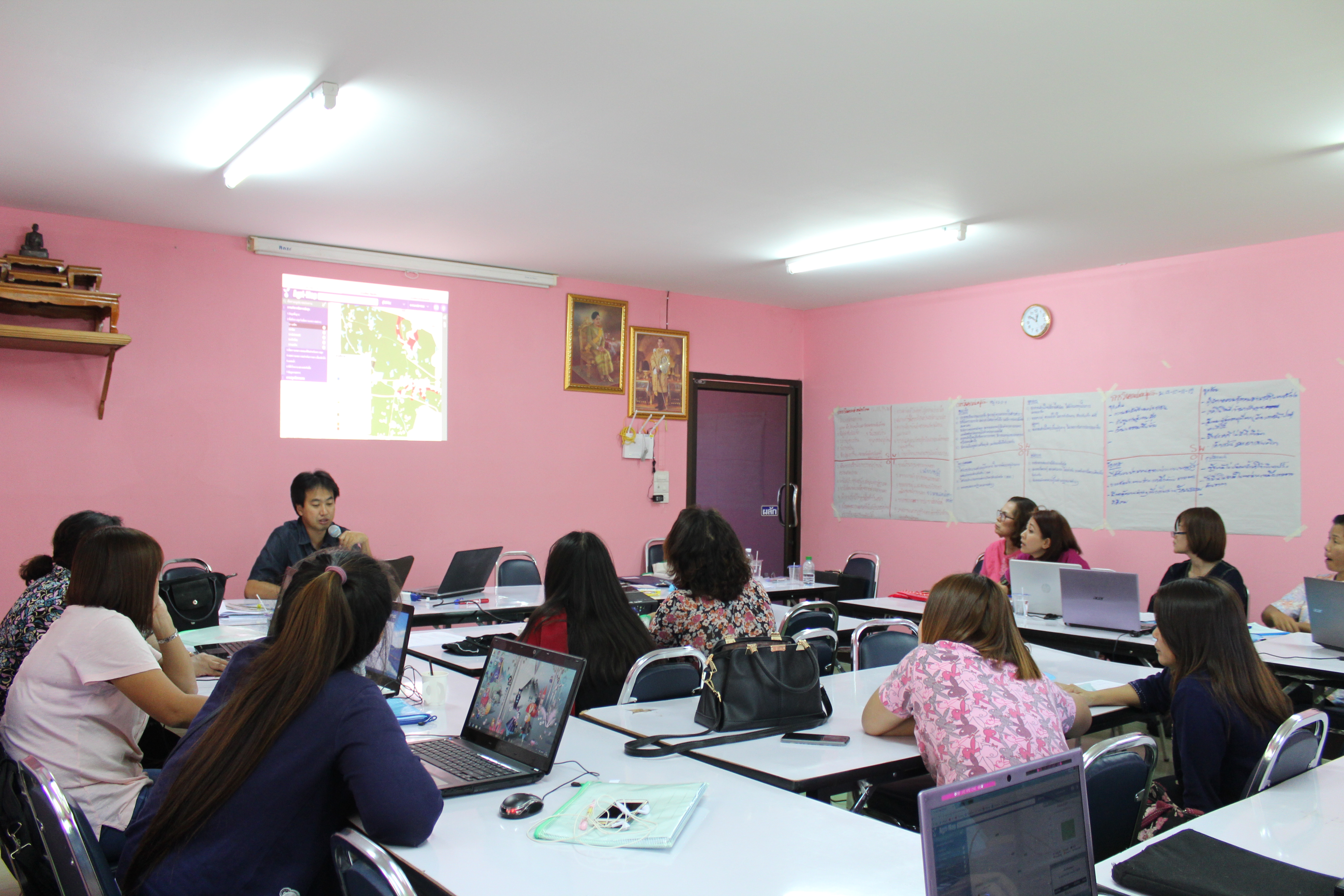 วันที่ 19 – 21 มีนาคม 2561 จังหวัดราชบุรี  อบรมการจัดทำสารสนเทศตำบลต้นแบบเพื่อการพัฒนาคุณภาพชีวิต