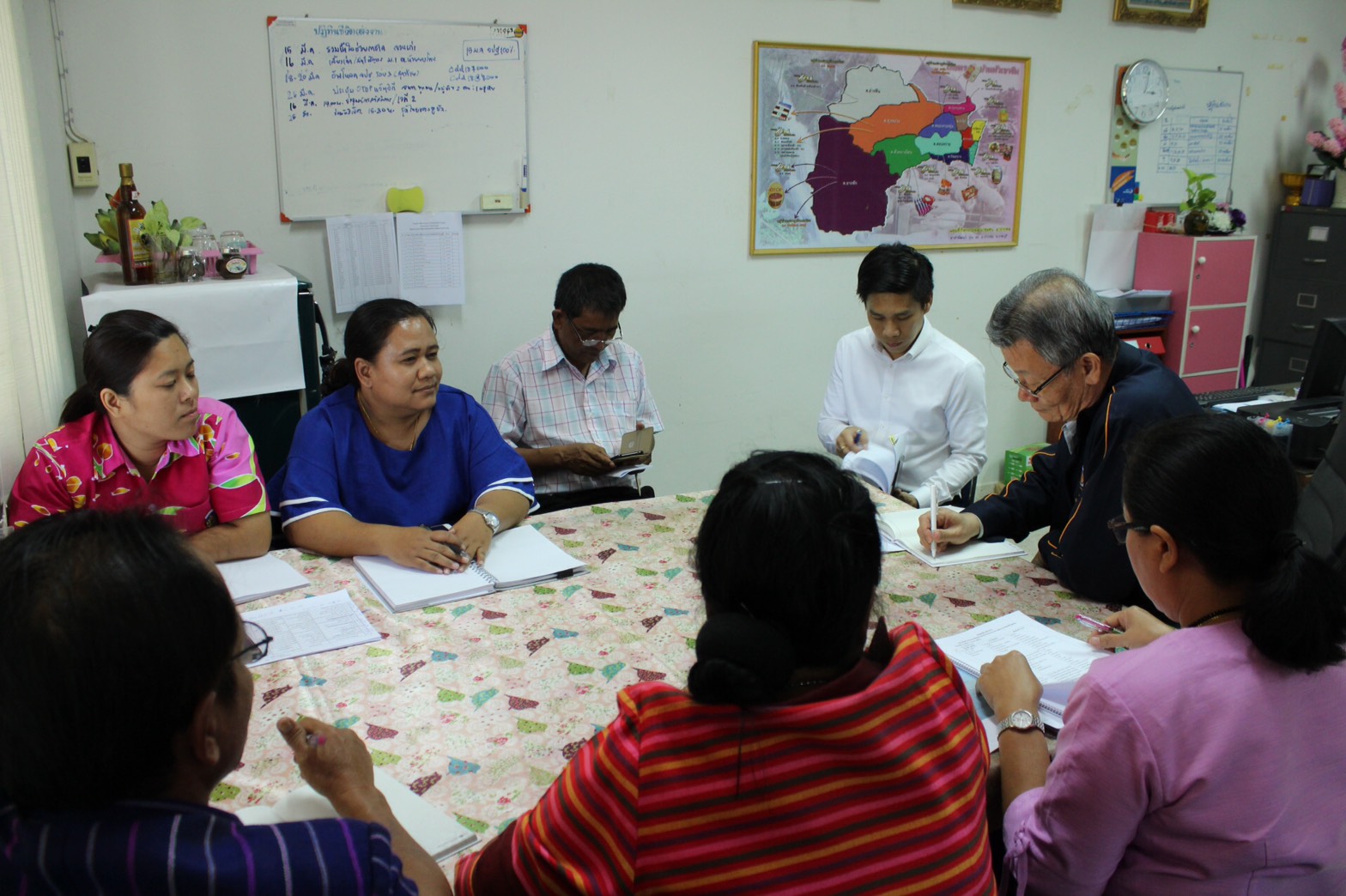 ผู้ตรวจราชการกรมการพัฒนาชุมชน เขตตรวจราชการที่ 4  ตรวจราชการสำนักงานพัฒนาชุมชนอำเภอปากท่อ จังหวัดราชบุรี