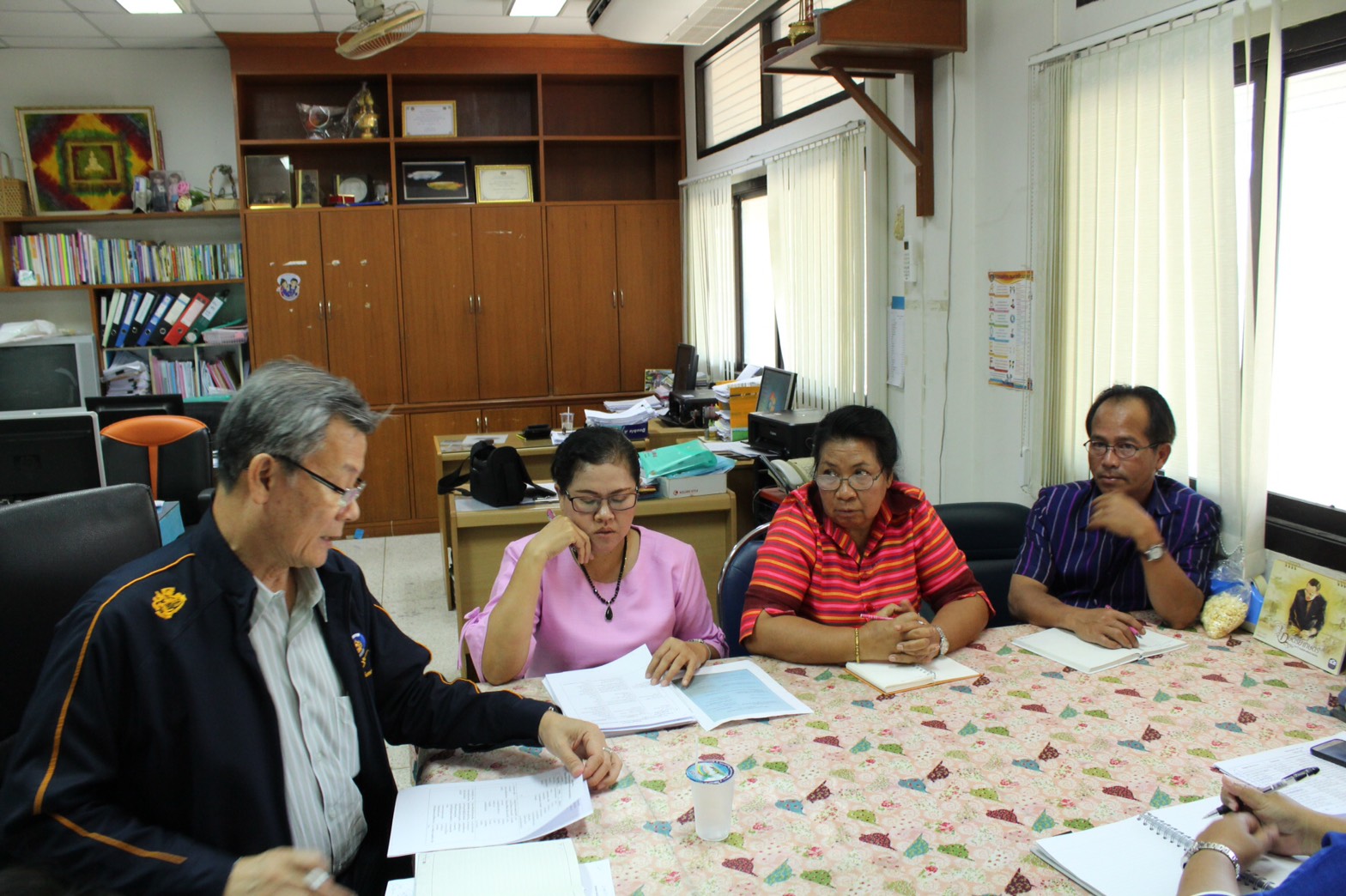 ผู้ตรวจราชการกรมการพัฒนาชุมชน เขตตรวจราชการที่ 4  ตรวจราชการสำนักงานพัฒนาชุมชนอำเภอปากท่อ จังหวัดราชบุรี