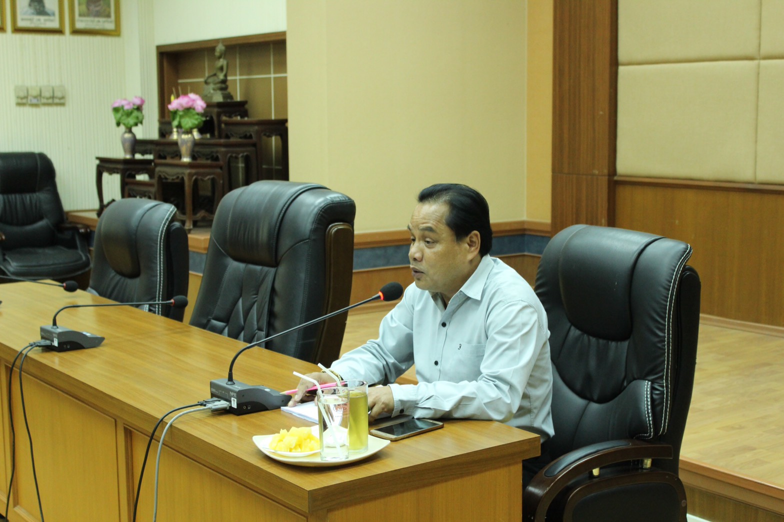 ราชบุรี “ประชุมคณะกรรมการประสานและขับเคลื่อนนโยบายสานพลังประชารัฐประจำจังหวัดราชบุรี”