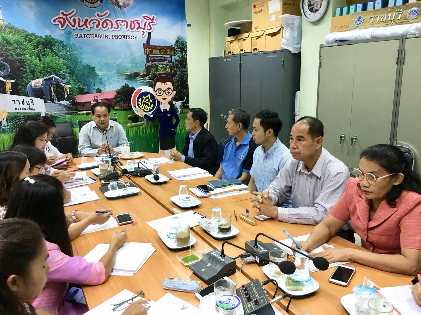 ราชบุรี ‘ร่วมโครงการติดตามสนับสนุนการบริหารทรัพยากรบุคคล กจ.สัญจร’