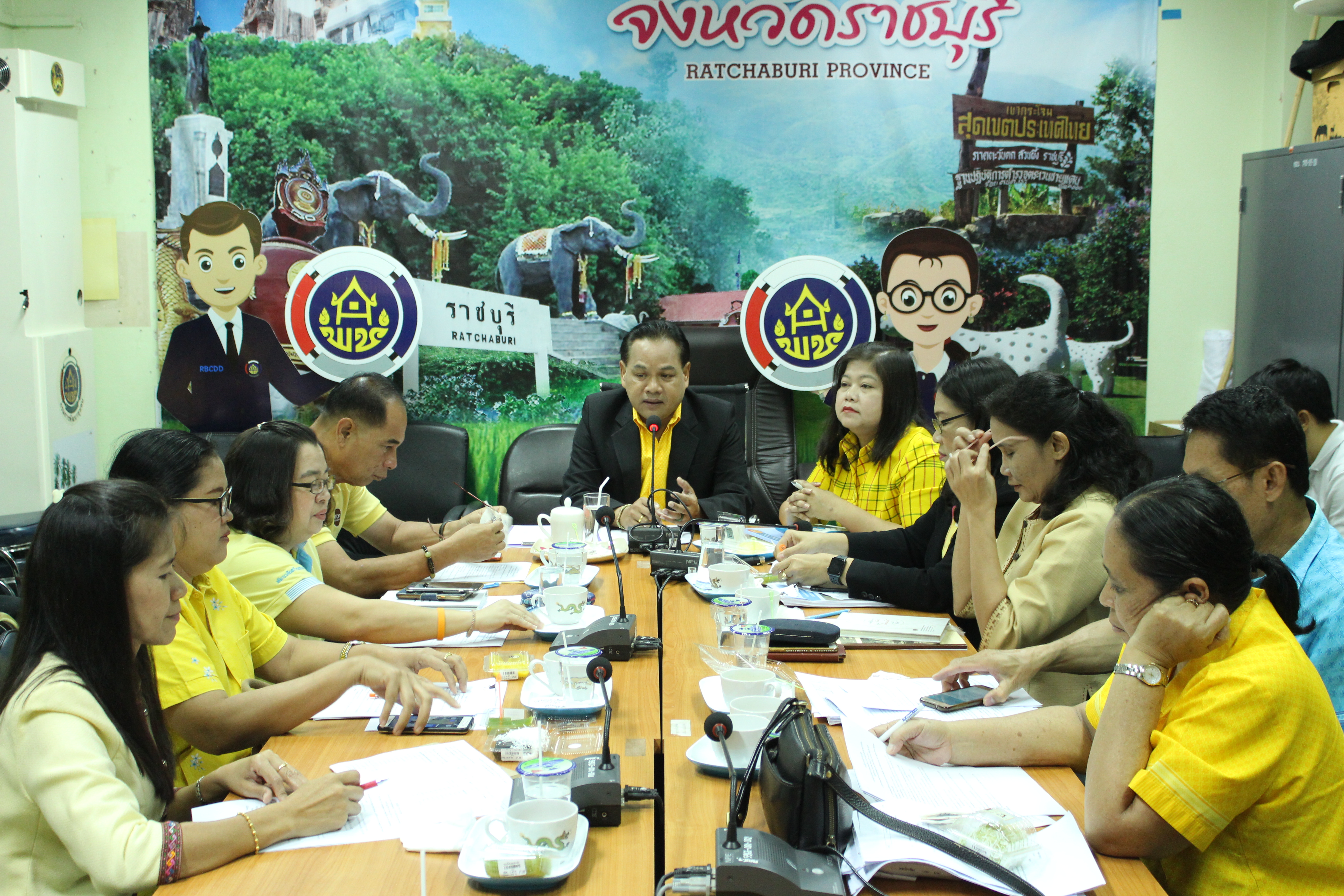 ราชบุรี “ประชุมการดำเนินโครงการชุมชนท่องเที่ยว OTOP นวัตวิถี จังหวัดราชบุรี”