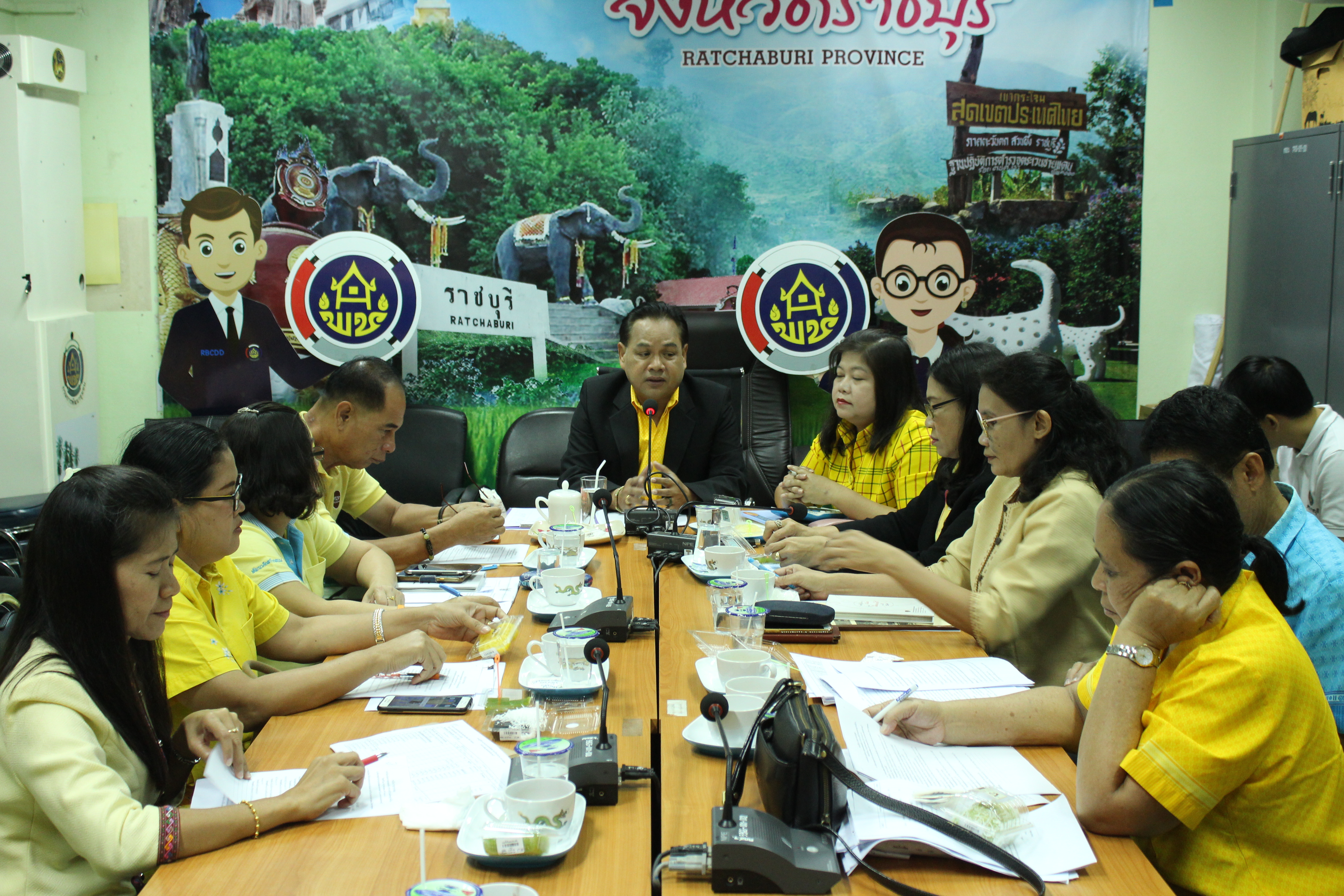 ราชบุรี “ประชุมการดำเนินโครงการชุมชนท่องเที่ยว OTOP นวัตวิถี จังหวัดราชบุรี”