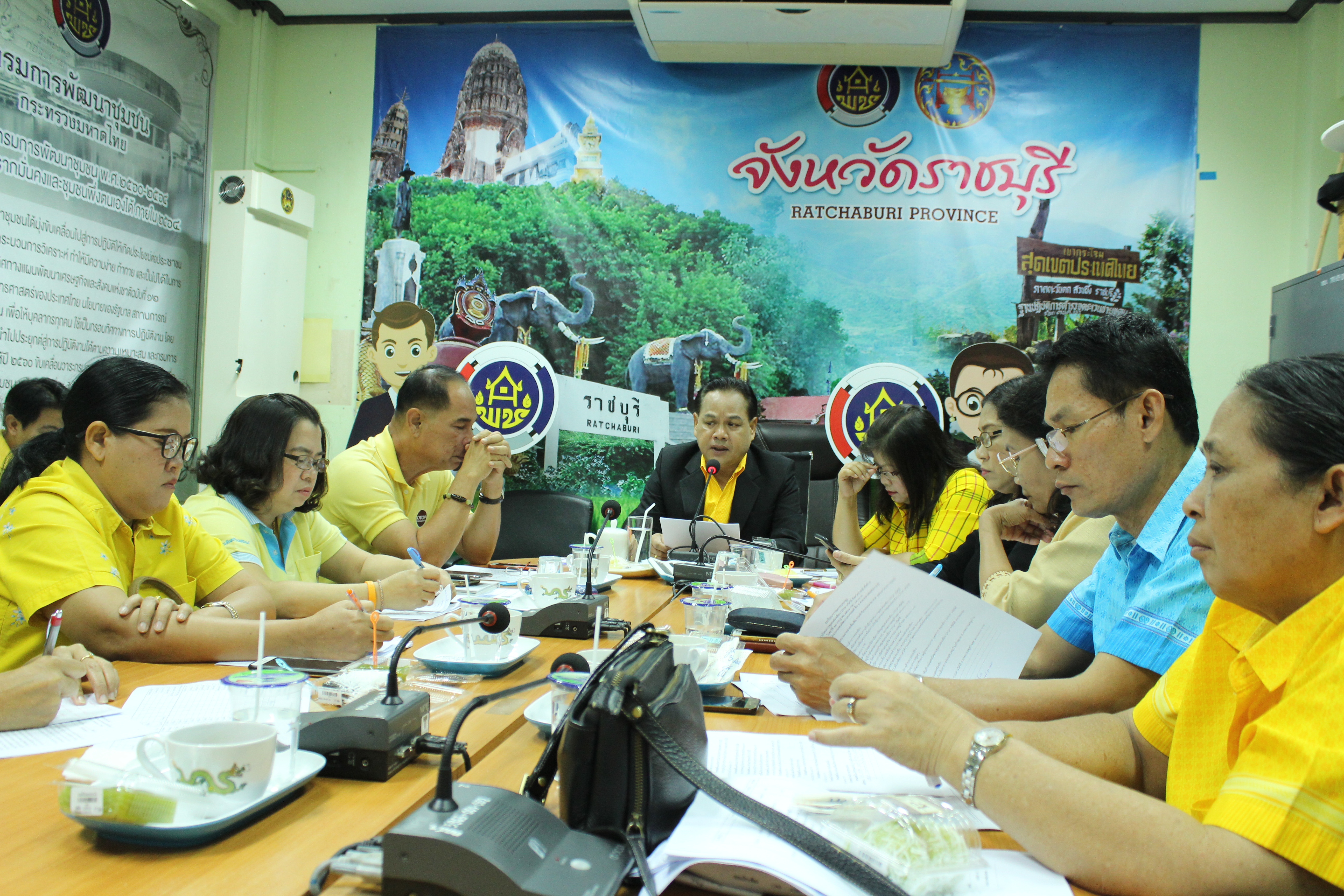 ราชบุรี “ประชุมการดำเนินโครงการชุมชนท่องเที่ยว OTOP นวัตวิถี จังหวัดราชบุรี”