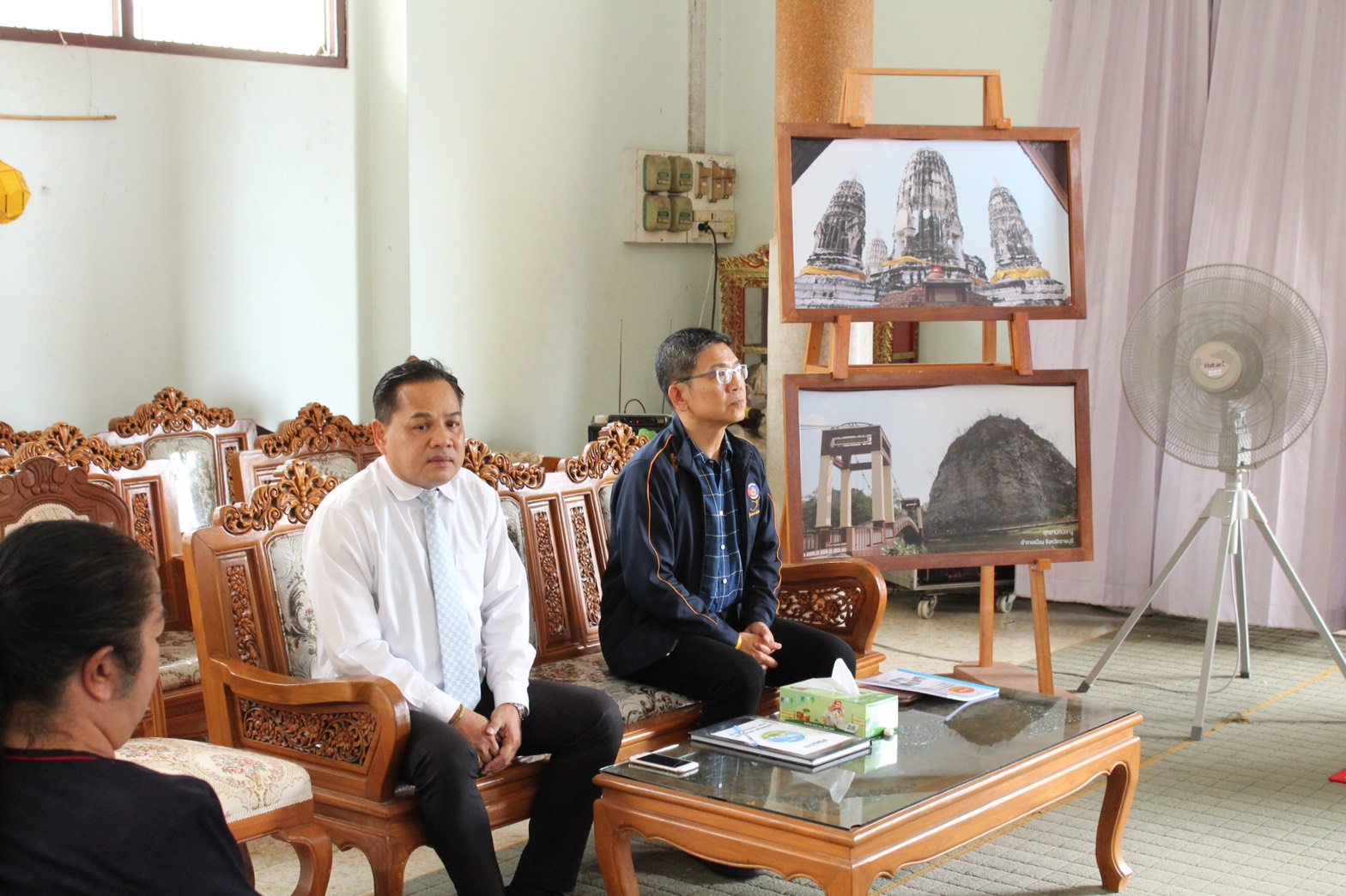 ราชบุรี “ผู้ตรวจราชการกรมการพัฒนาชุมชนติดตามการดำเนินงานโครงการชุมชนท่องเที่ยว OTOP นวัตวิถี บ้านสระโบสถ์ ตำบลคูบัว อำเภอเมืองราชบุรี”