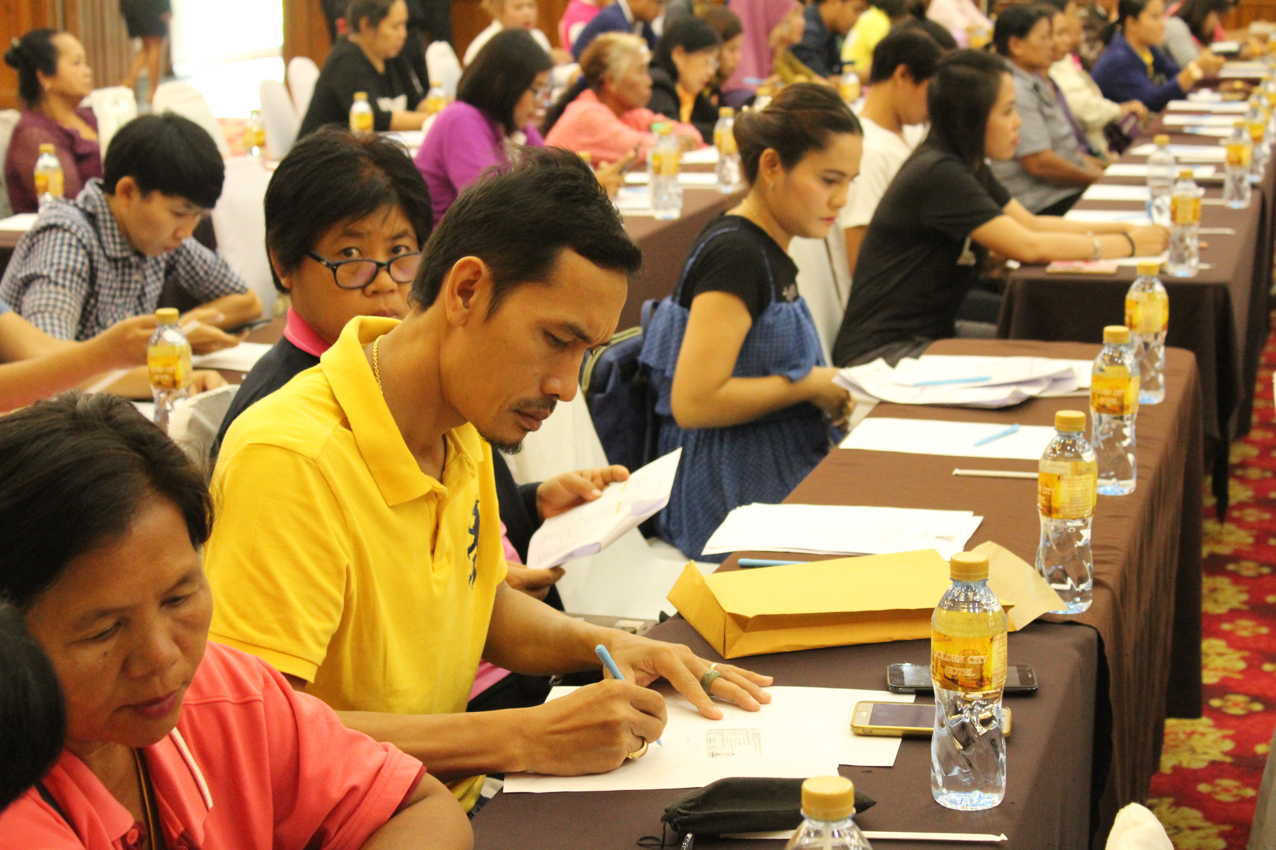 ประชุมเชิงปฏิบัติการ การยกระดับมาตรฐานผลิตภัณฑ์ OTOP กลุ่มปรับตัวสู่การพัฒนา (กลุ่ม D)