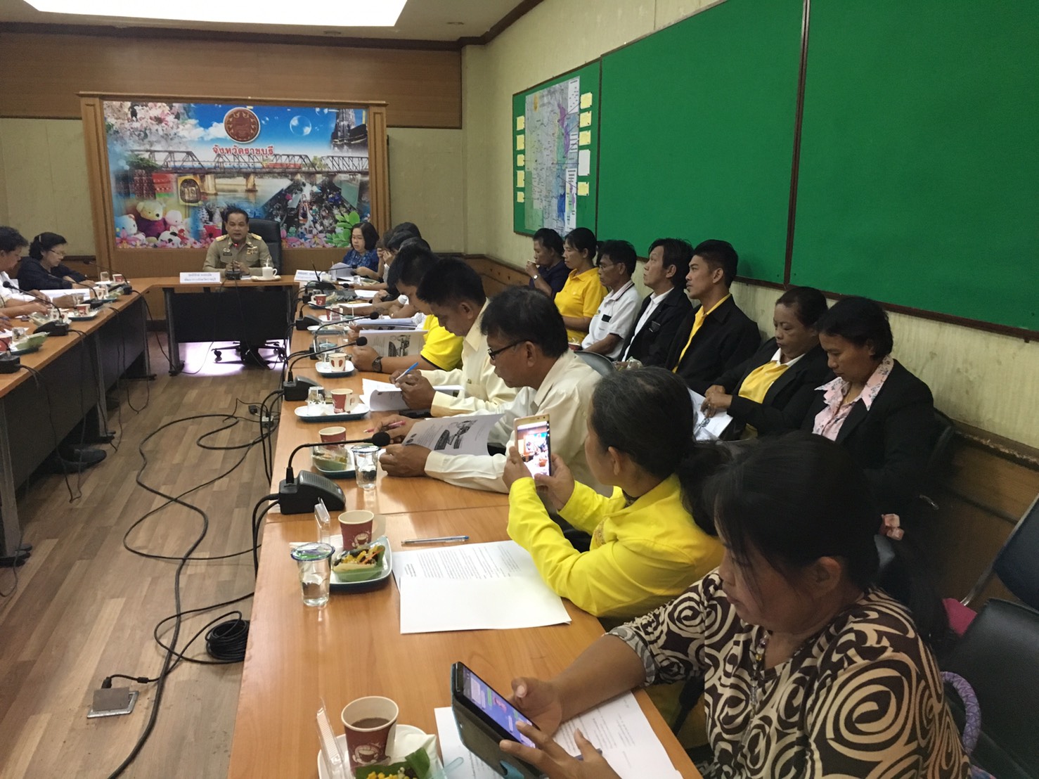 ราชบุรี “ประชุมเชิงปฏิบัติการโครงการตลาดประชารัฐ คนไทยยิ้มได้”