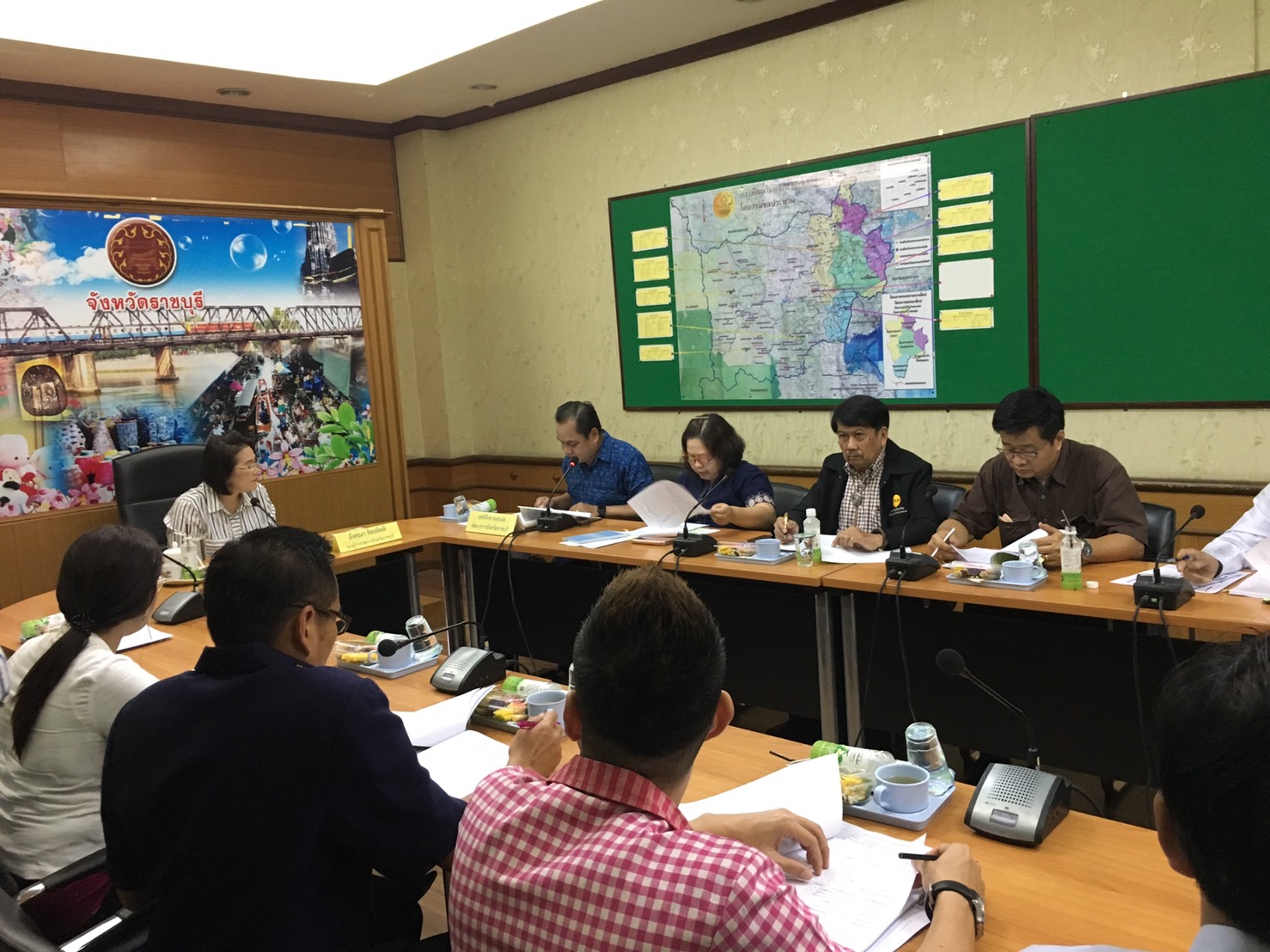 ราชบุรี ประชุมคณะกรรมการหนึ่งตำบลหนึ่งผลิตภัณฑ์ จังหวัดราชบุรี ครั้งที่ 1 /2562