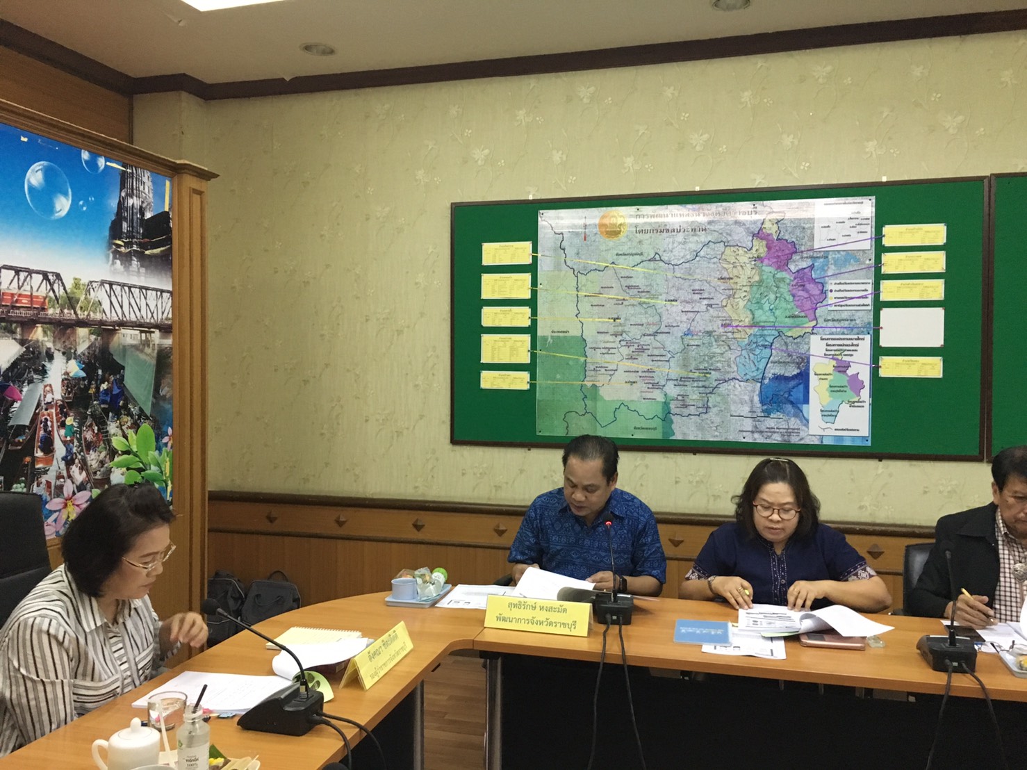 ราชบุรี ประชุมคณะกรรมการหนึ่งตำบลหนึ่งผลิตภัณฑ์ จังหวัดราชบุรี ครั้งที่ 1 /2562