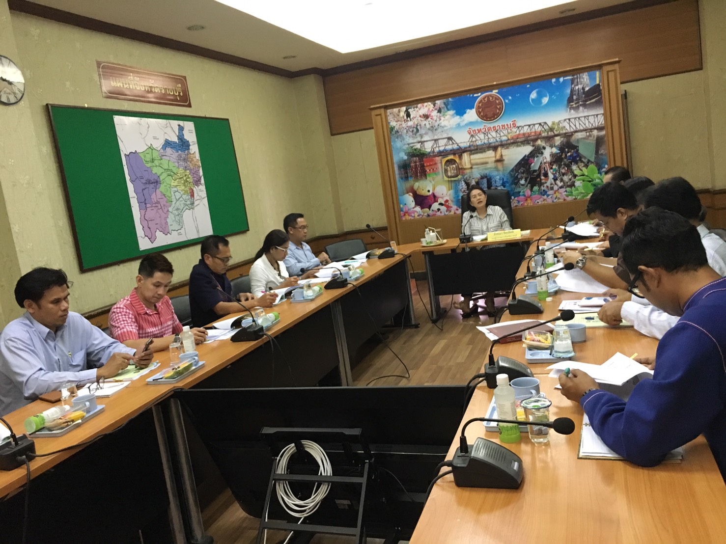 ราชบุรี ประชุมคณะกรรมการหนึ่งตำบลหนึ่งผลิตภัณฑ์ จังหวัดราชบุรี ครั้งที่ 1 /2562