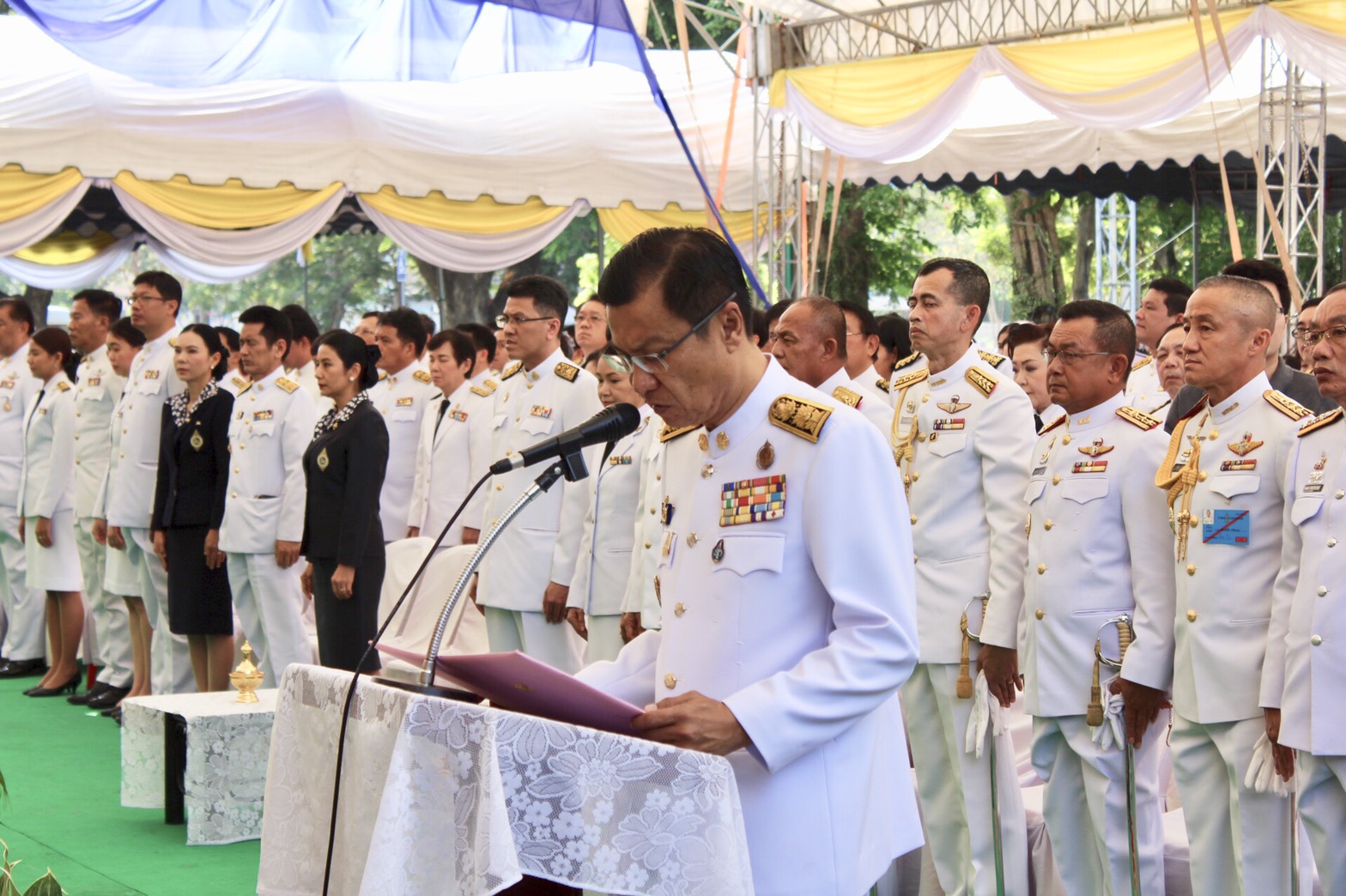 ราชบุรี “ร่วมพิธีวันที่ระลึก พระบาทสมเด็จพระนั่งเกล้าเจ้าอยู่หัว รัชกาลที่ 3 แห่งราชวงศ์จักรี และวันข้าราชการพลเรือน”