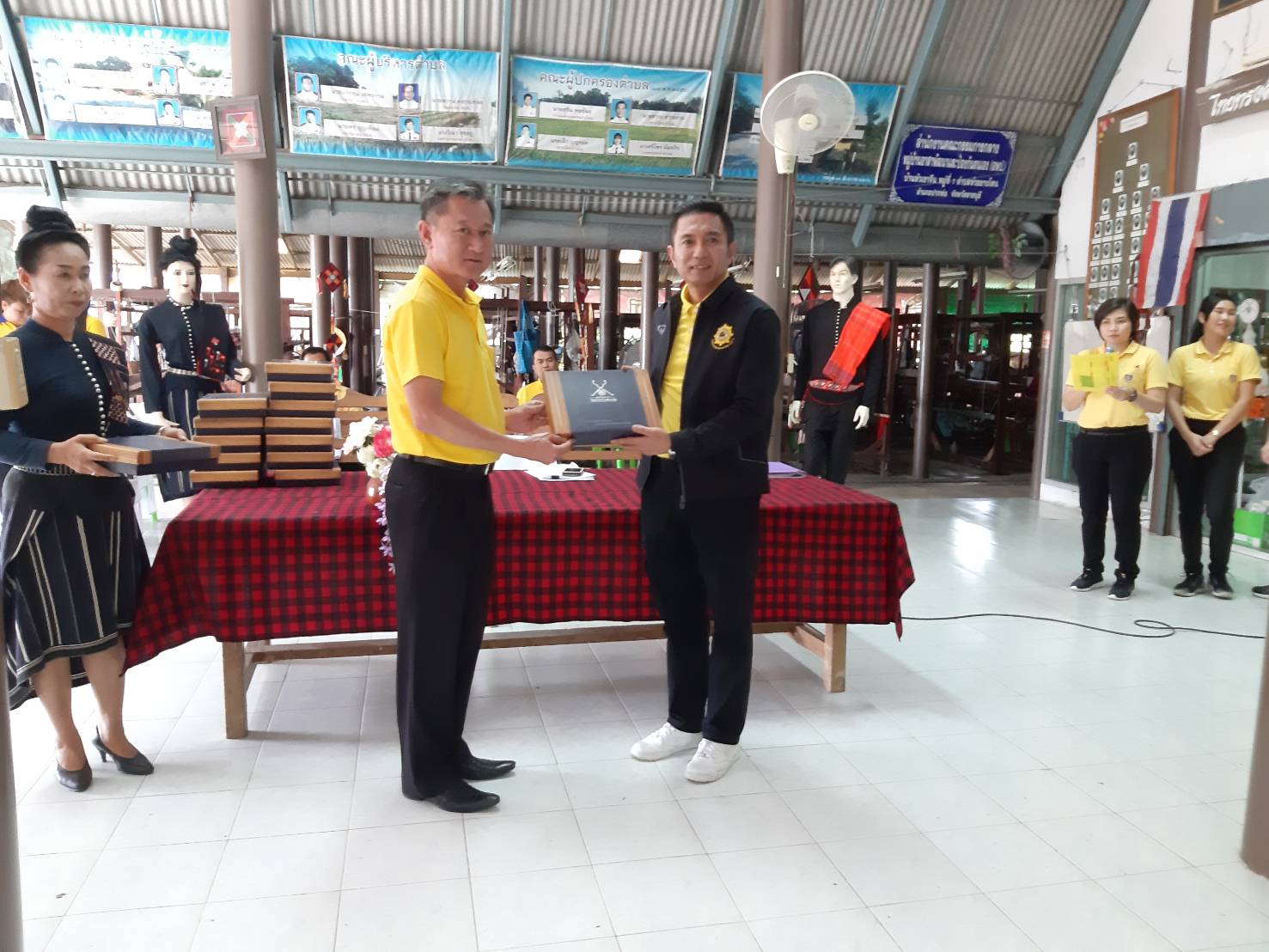 ราชบุรี “ต้อนรับคณะวิทยากรและผู้เข้ารับการฝึกอบรมโครงการฝึกอบรมหลักสูตร นักพัฒนาชุมชนประเภทวิชาการฯ รุ่นที่ 22”