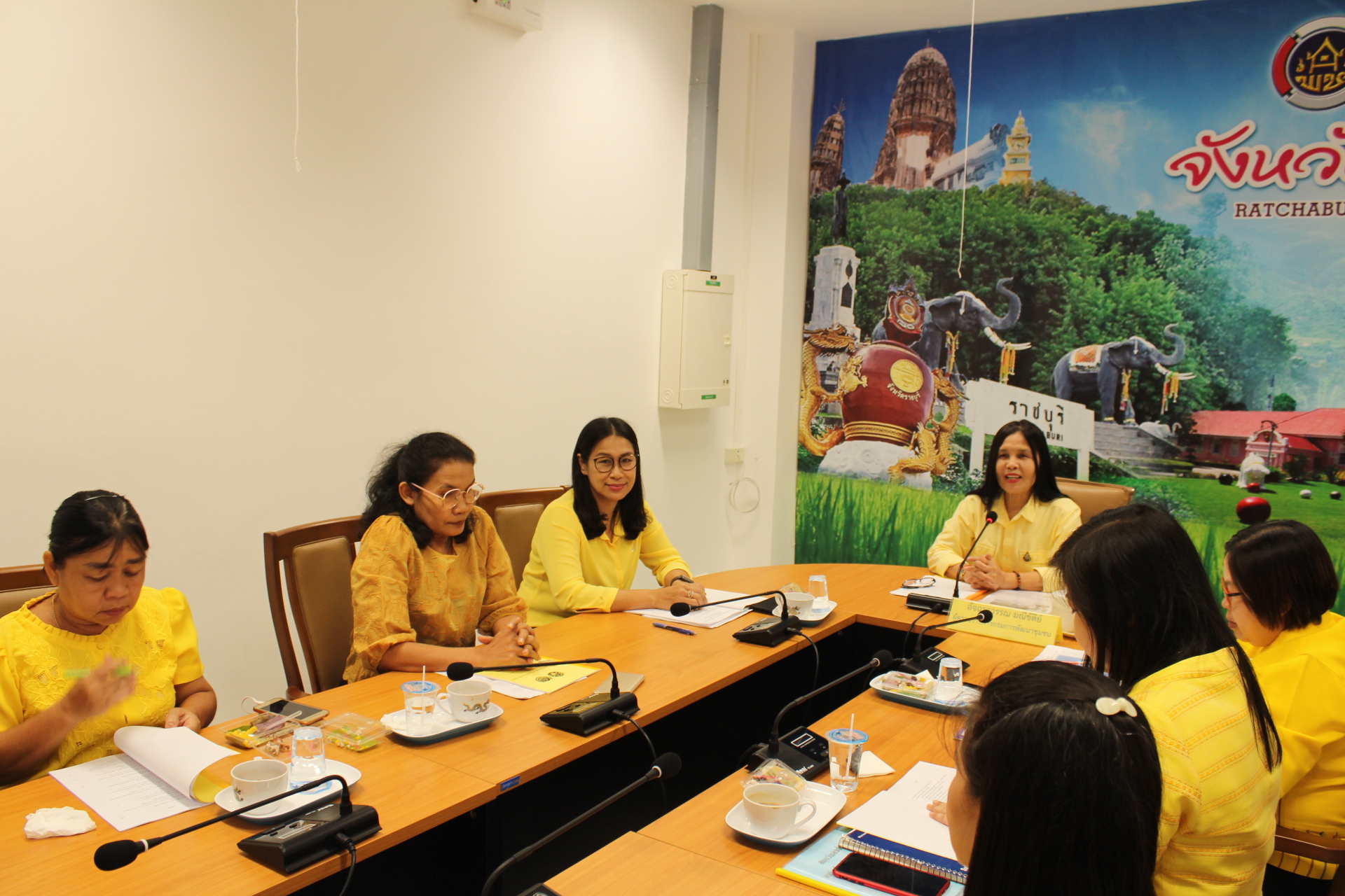 ราชบุรี “รับการตรวจราชการของผู้ตรวจราชการกรมการพัฒนาชุมชน”