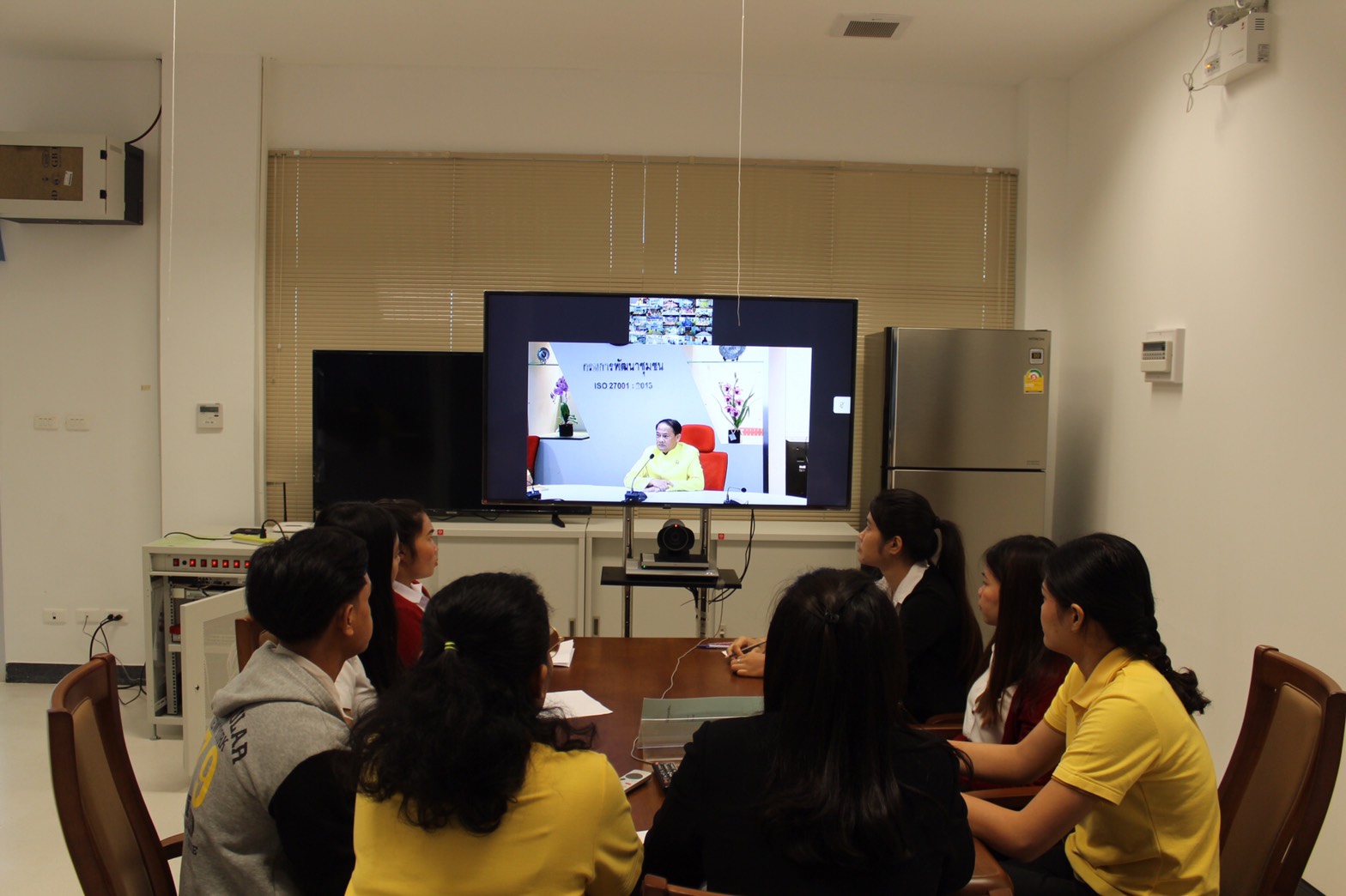 ราชบุรี “ร่วมรับชมการถ่ายทอดสดการประชุมกรมการพัฒนาชุมชน ผ่านระบบ VDO Conference”