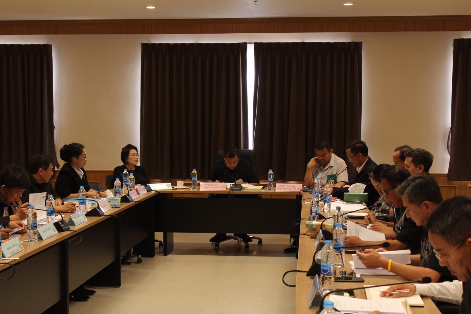 ราชบุรี จังหวัดราชบุรีประชุมหัวหน้าส่วนราชการสังกัดกระทรวงมหาดไทย