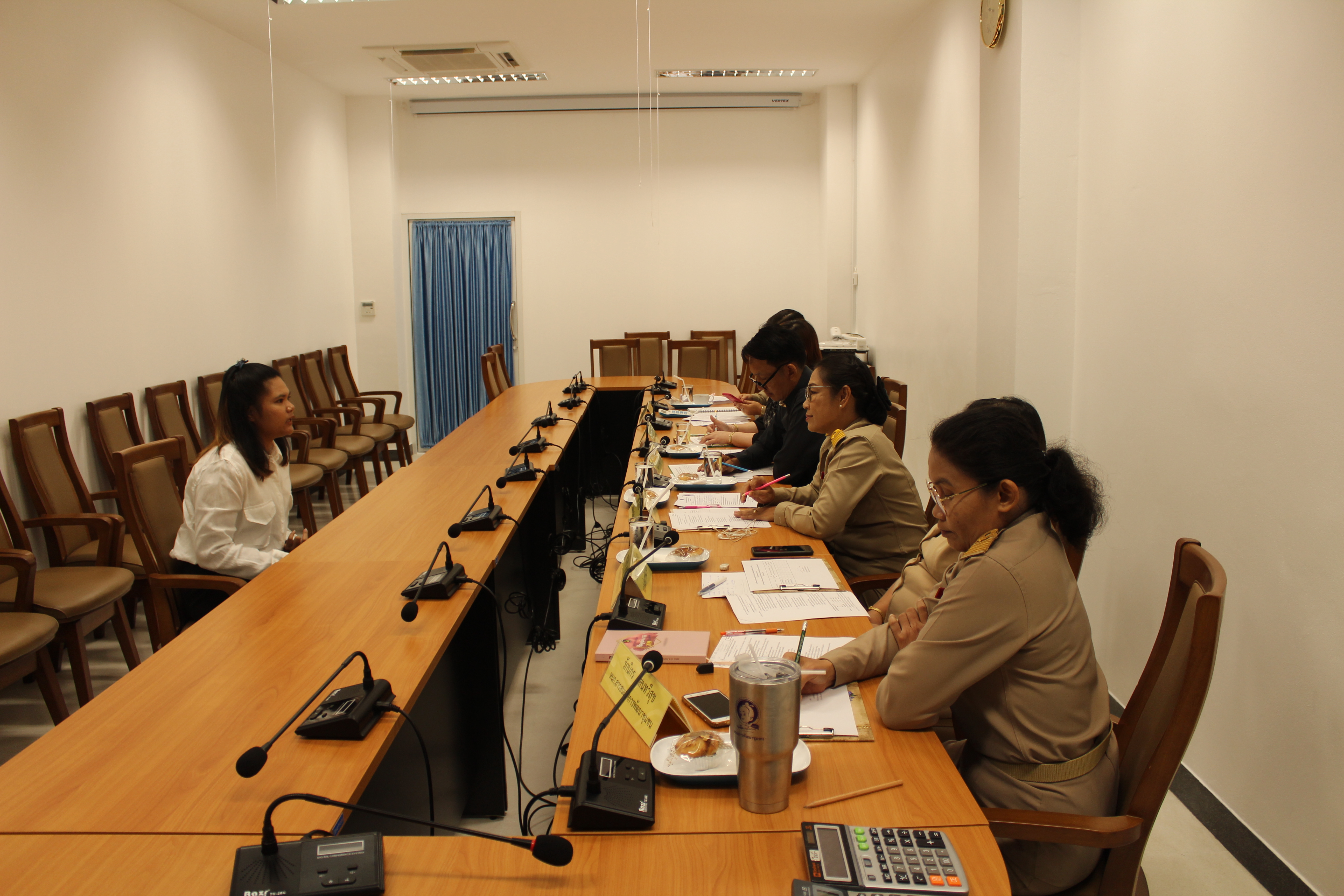 ราชบุรี ดำเนินการสอบสัมภาษณ์คัดเลือกบุคคลเพื่อแต่งตั้งเป็นอาสาพัฒนา (อสพ.) รุ่นที่ 71 (ประจำปีงบประมาณ พ.ศ.2563) ภาคความเหมาะสมกับตำแหน่ง (สัมภาษณ์)