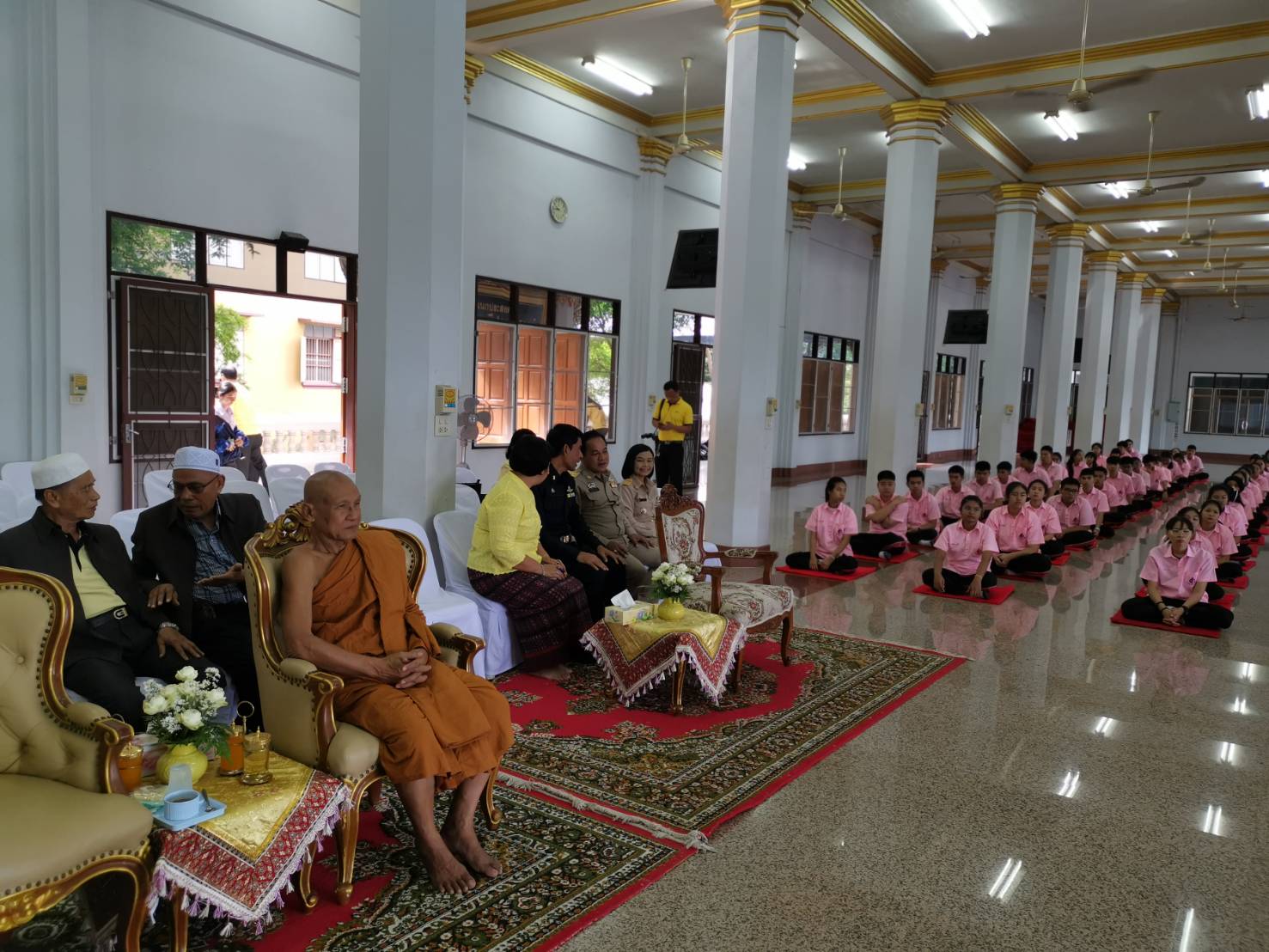 พช.ราชบุรี “ร่วมพิธีเปิดโครงการค่ายเยาวชนสมานฉันท์จังหวัดราชบุรี”