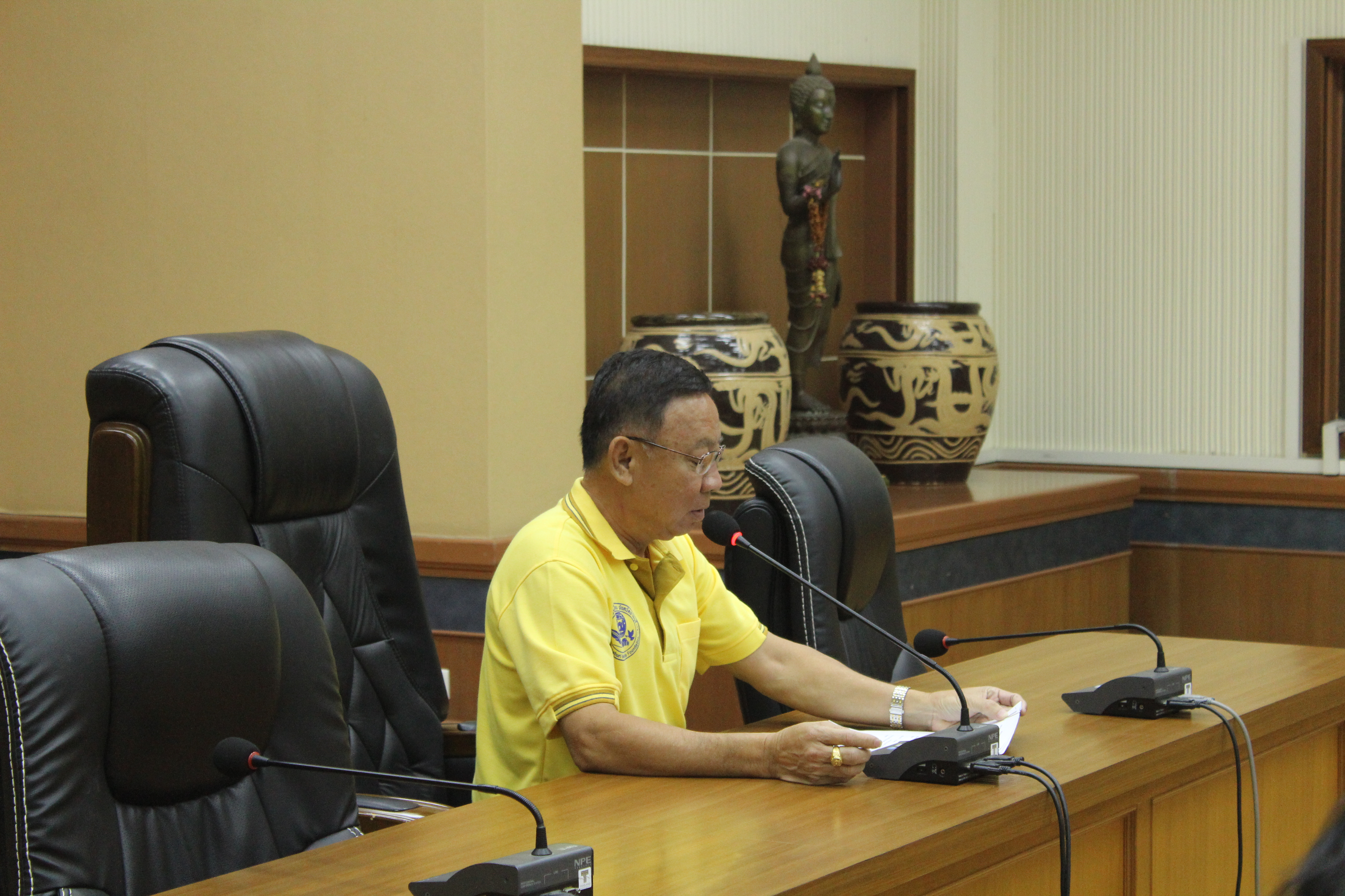 ราชบุรี ‘ประชุมโครงการสนับสนุนการจัดการอบรมวิทยากรกองทุนการออมแห่งชาติในระดับอำเภอ’