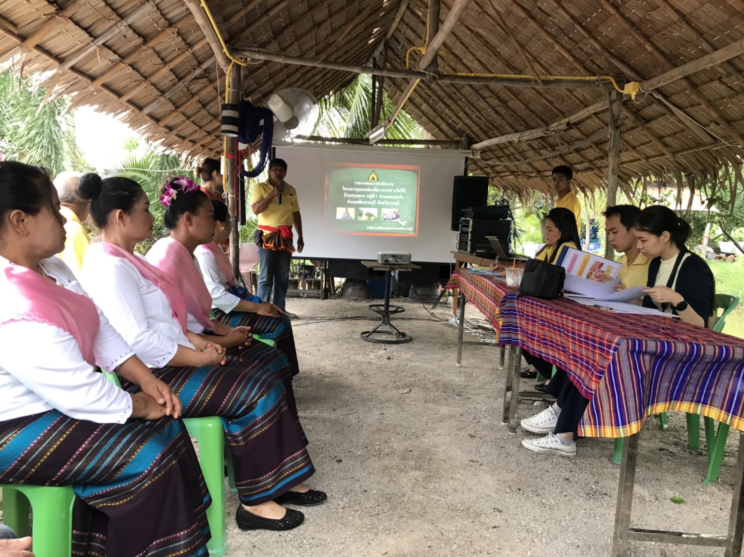 ราชบุรี “รับการตรวจสอบการดำเนินงานโครงการชุมชนท่องเที่ยว OTOP นวัตวิถี”