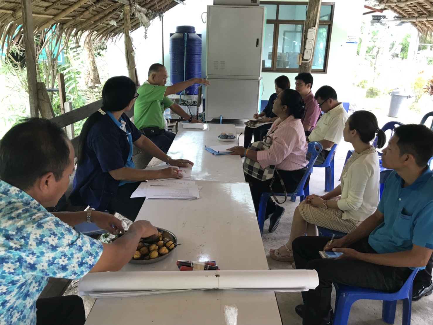 ราชบุรี “ประชุมเตรียมความพร้อม โรงเรียนเศรษฐกิจพอเพียง บ้านเหล่ามะละกอ”