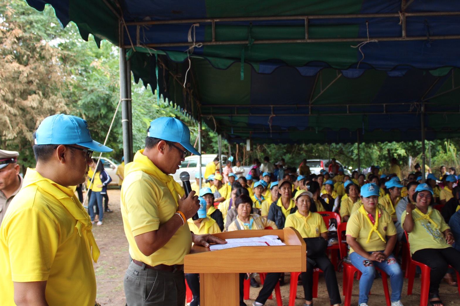 ราชบุรี “จัดโครงการจิตอาสาพระราชทาน 904 และพิธีเปิดตัวชุมชนท่องเที่ยว OTOP นวัตวิถี บ้านห้วยต้นห้าง”