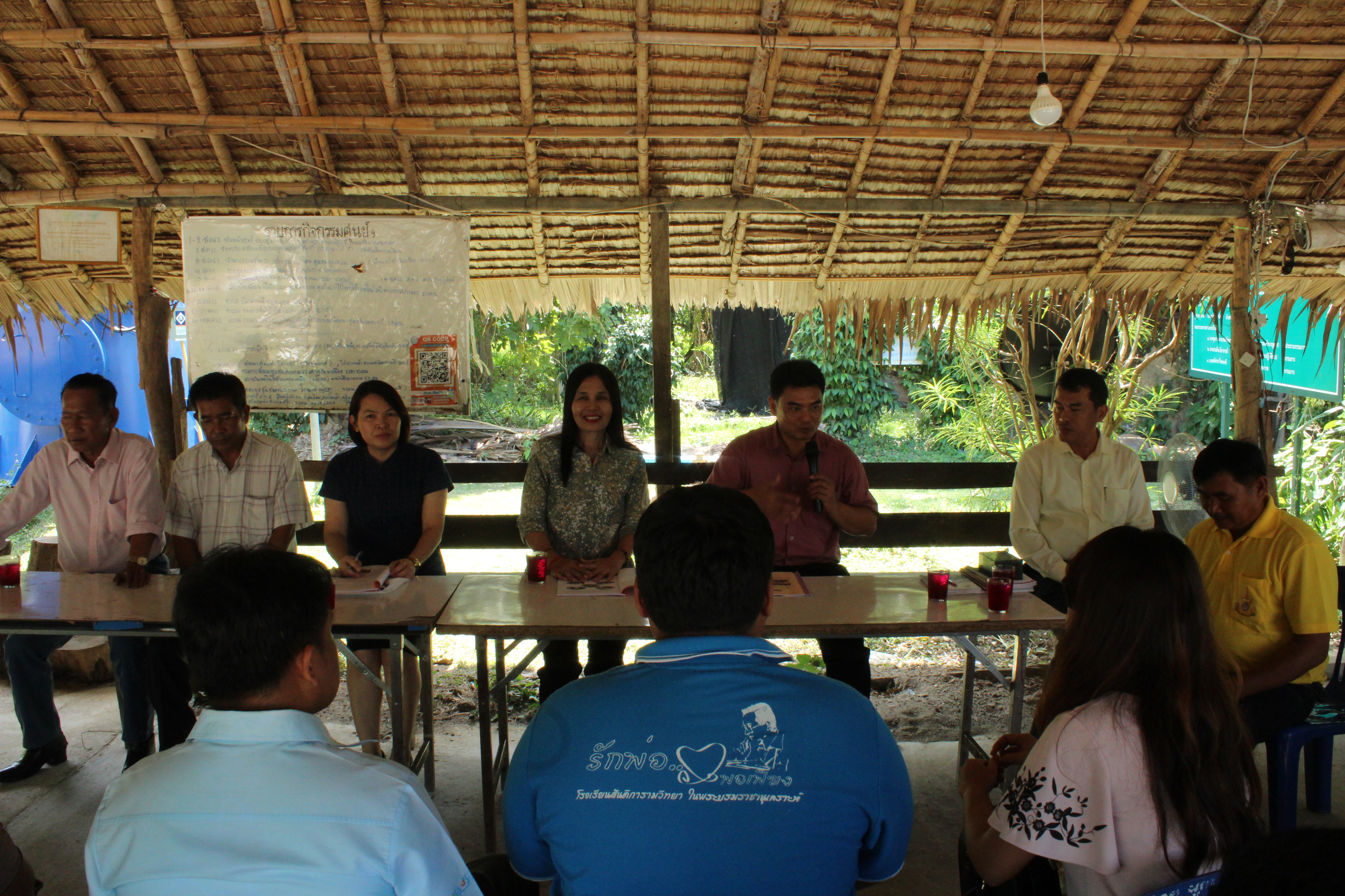 ราชบุรี “ผู้ตรวจราชการกรมการพัฒนาชุมชน ติดตามการดำเนินโครงการจัดตั้งโรงเรียนเศรษฐกิจพอเพียง บ้านเหล่ามะละกอ””