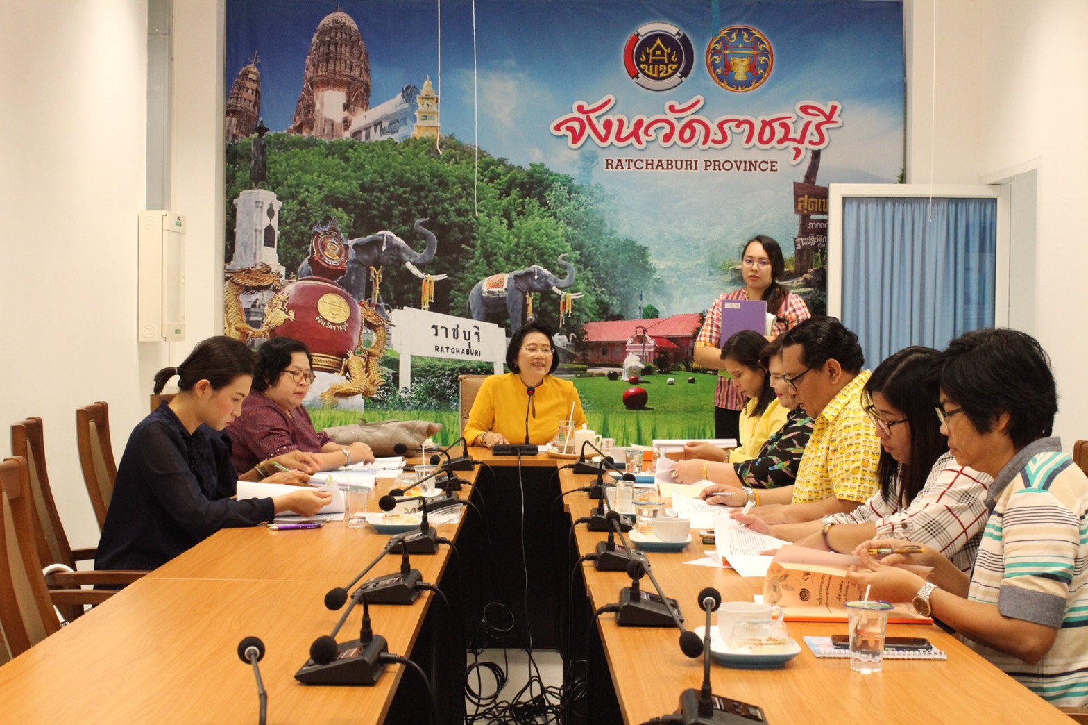 ราชบุรี”ประชุมคณะอนุกรรมการบริหารกองทุนพัฒนาบทบาทสตรีจังหวัดราชบุรี ครั้งที่ 6 / 2562″