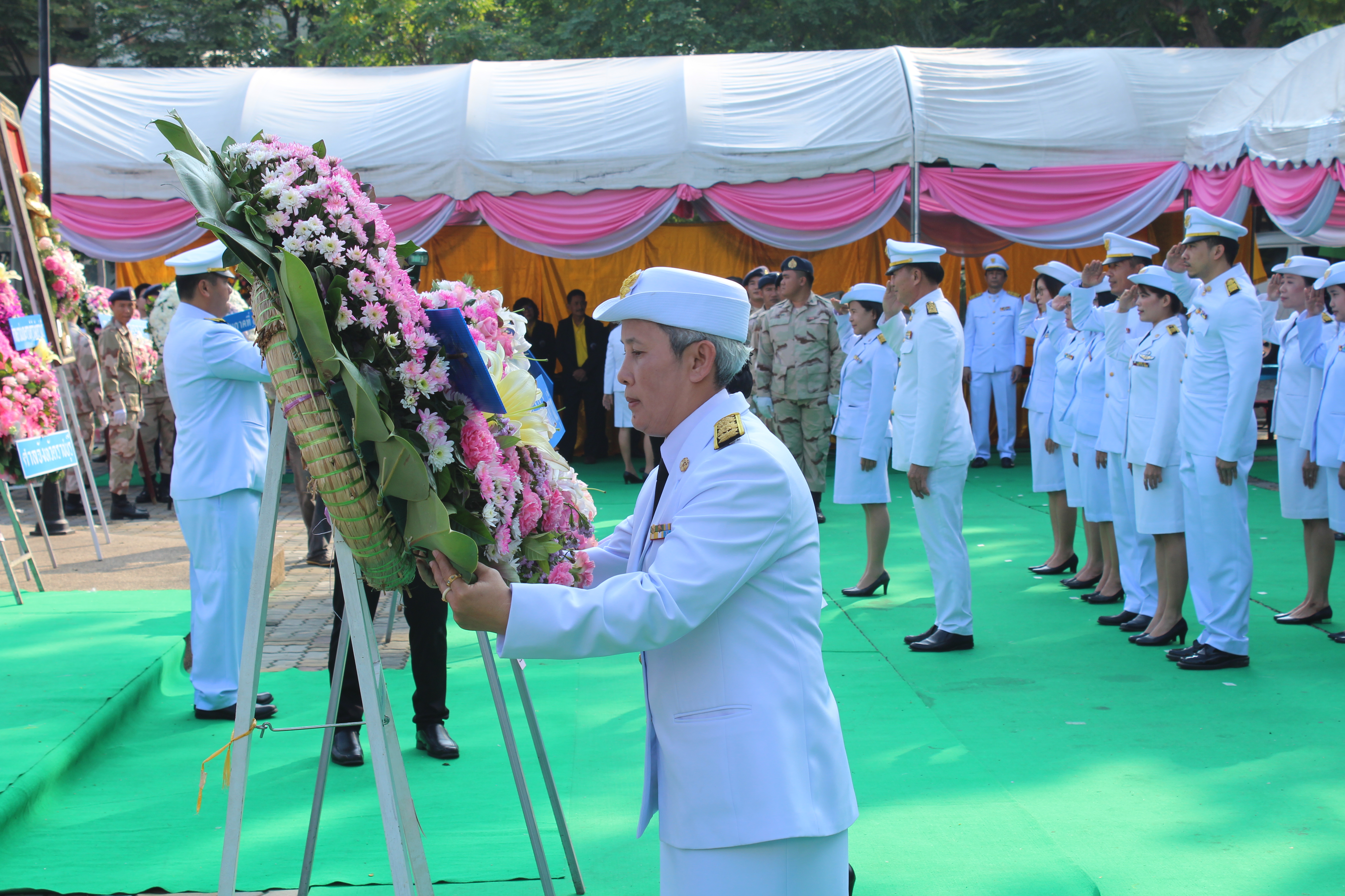 สำนักงานพัฒนาชุมชนจังหวัดราชบุรีร่วมกิจกรรม วันปิยมหาราช