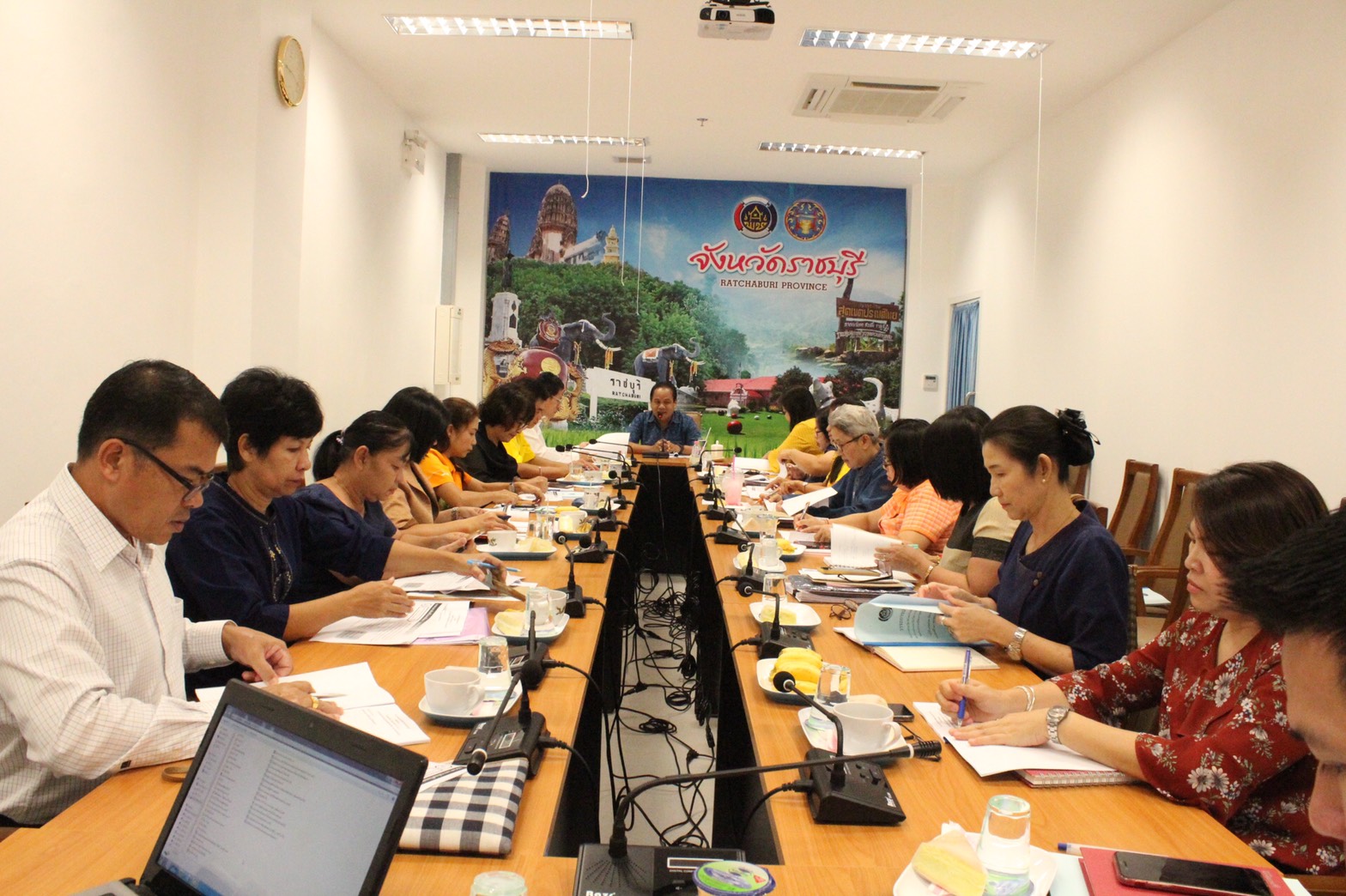 ประชุมสำนักงานพัฒนาชุมชนจังหวัดราชบุรี ครั้งที่ 7/2562