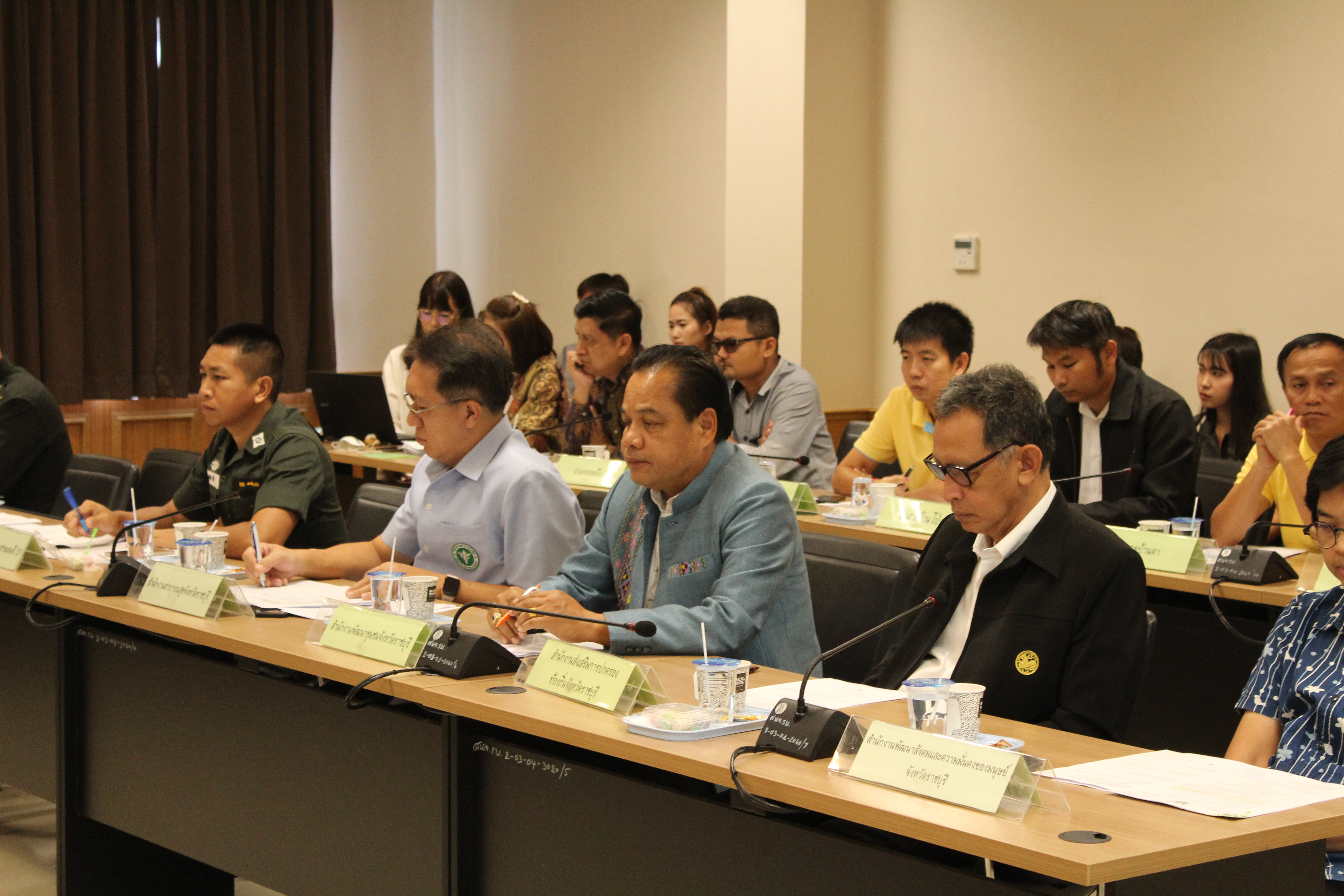 ประชุมเข้ารับการตรวจเยี่ยมของคณะสำนักงานเลขานุการคณะกรรมการพัฒนาเพื่อความมั่นคงในระดับพื้นที่ ในเขตกองทัพภาคที่ 1