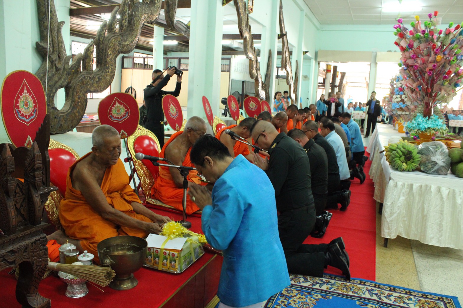 ราชบุรี ทอดผ้าป่าสมทบกองทุนแม่ของแผ่นดิน ประจำปี 2562.