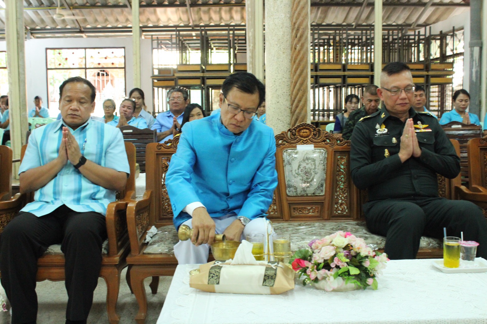 ราชบุรี ทอดผ้าป่าสมทบกองทุนแม่ของแผ่นดิน ประจำปี 2562.