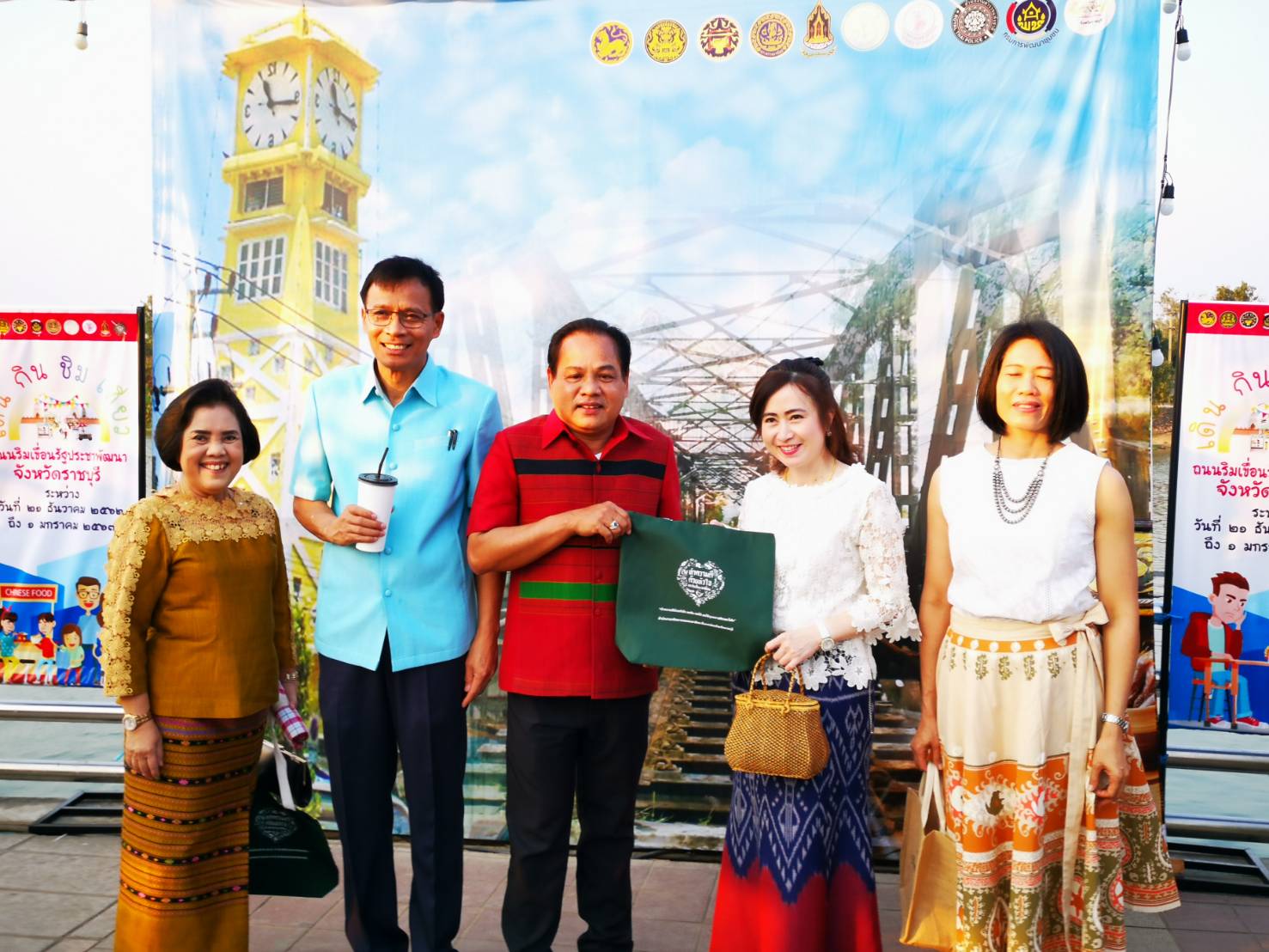 จังหวัดราชบุรี Kick off เปิดงาน “เดิน กิน ชิม เที่ยว ถนนริมเขื่อนรัฐประชาพัฒนาจังหวัดราชบุรี”